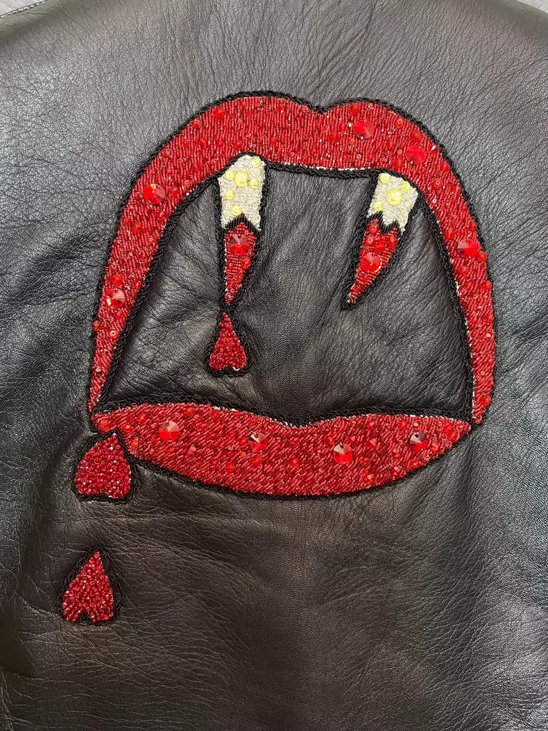 Saint Laurent Paris Saint laurent 16 Autumn and Winter Back Blood Teeth L17 Mot Size US M / EU 48-50 / 2 - 3 Thumbnail