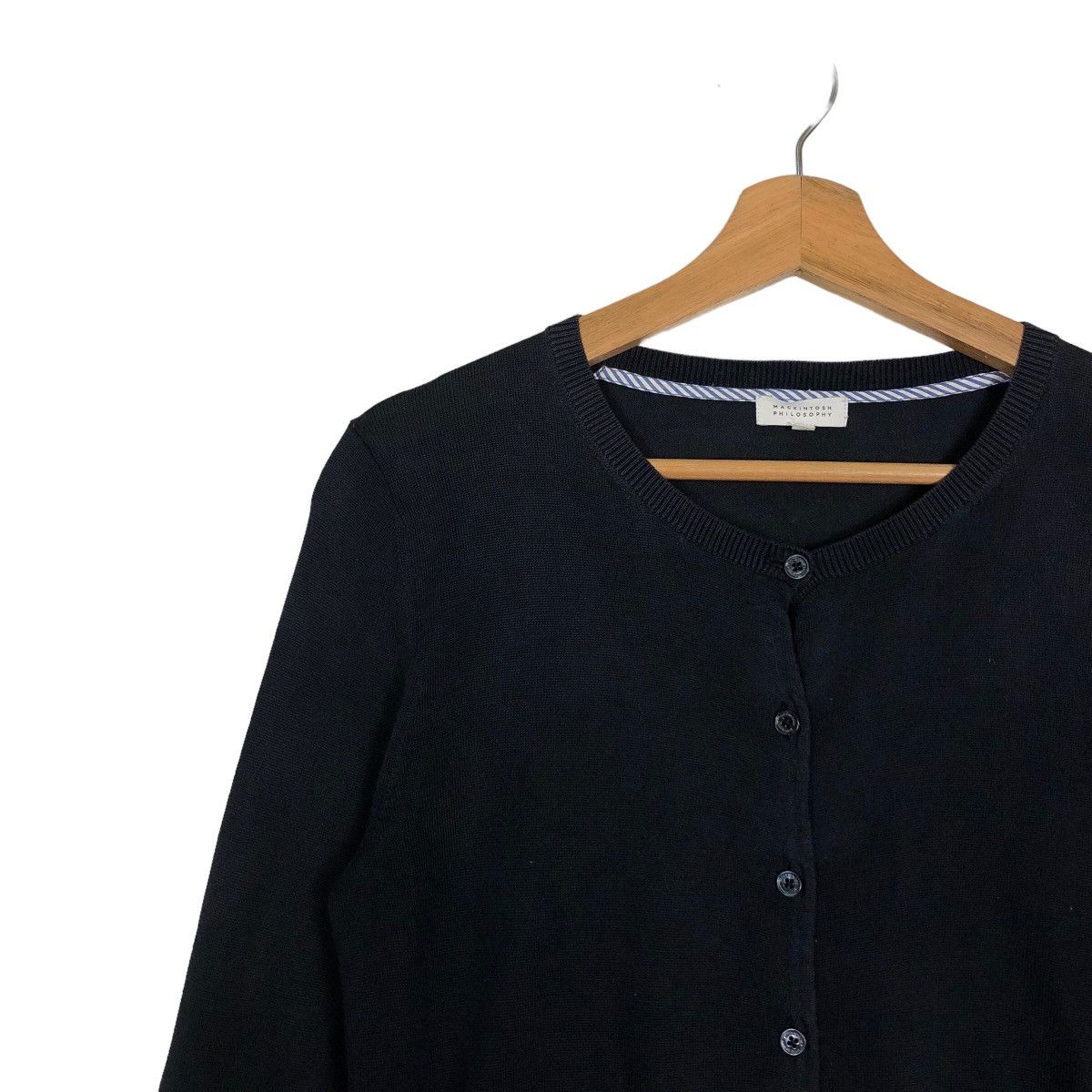 Japanese Brand 🔥Iconic Black Vintage Knit Sweatshirt Size S / US 4 / IT 40 - 6 Thumbnail