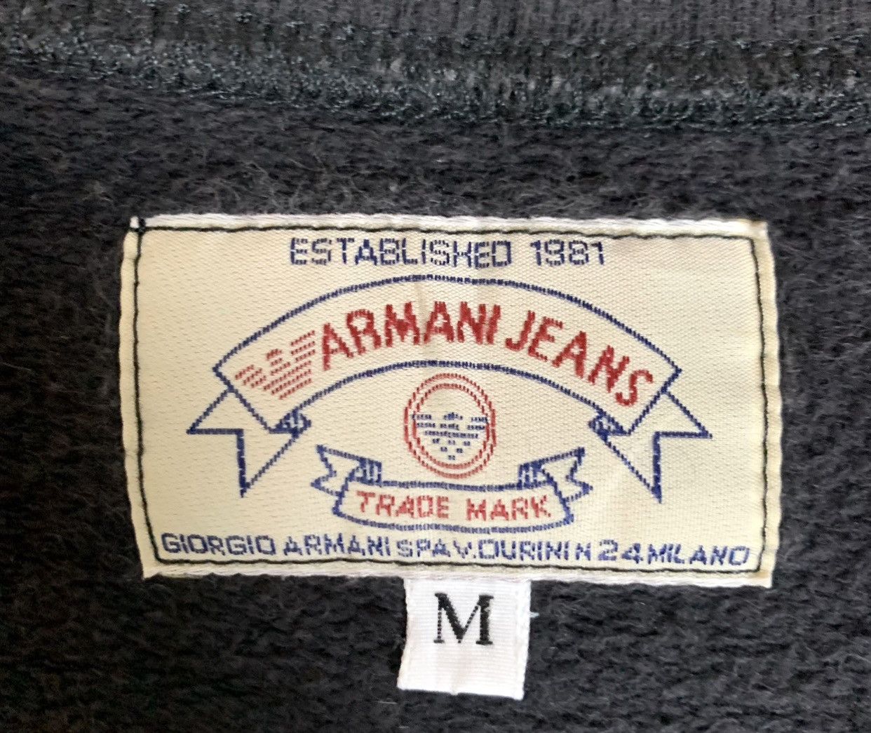 Armani Vintage Armani Jeans Giorgio Armani Pullover Sweatshirt Size US M / EU 48-50 / 2 - 8 Thumbnail