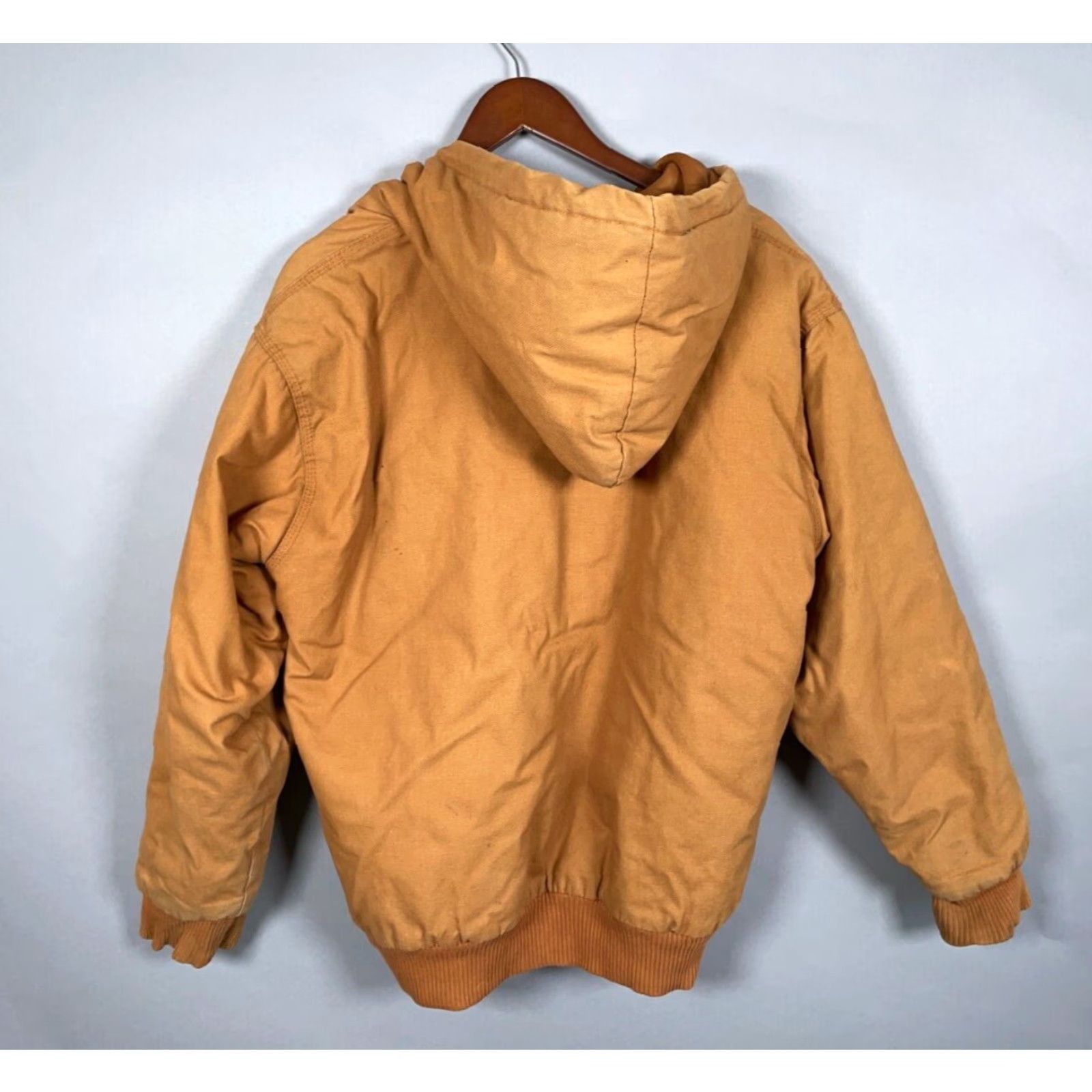 Vintage VINTAGE Edge Ten West Jacket Bomber Hoodie Zip Up Work Brown Brown CN Canvas Adult Large Mens Casual 90s Grunge Retro Size US L / EU 52-54 / 3 - 2 Thumbnail