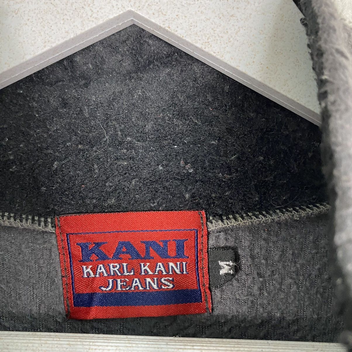 Japanese Brand Vintage 90s Karl Kani Big Logo Zipper Fleece Jacket Size US L / EU 52-54 / 3 - 11 Thumbnail