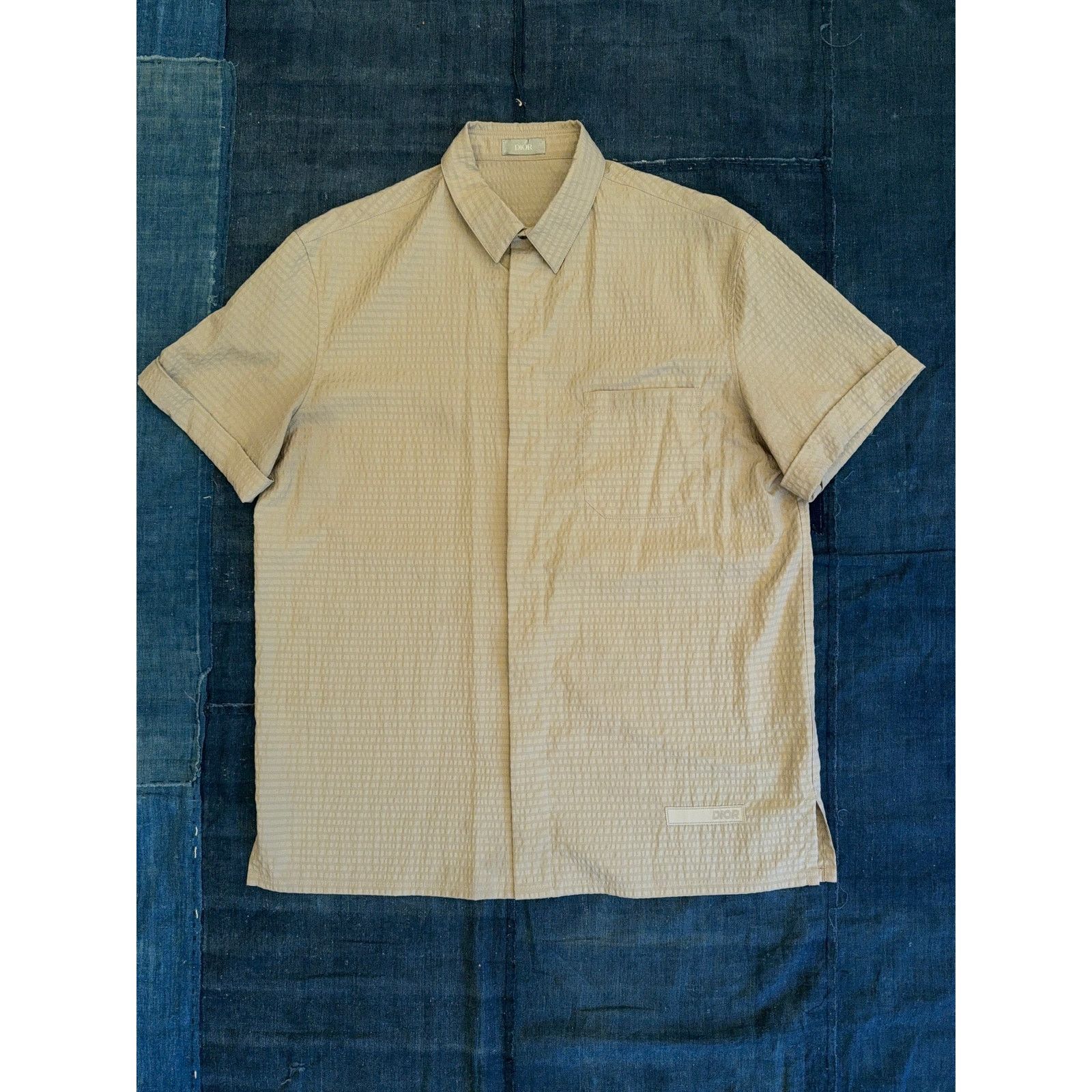 Dior Dior X Parley Beach Capsule 'Seersucker' shirt - M - 39 Size US M / EU 48-50 / 2 - 3 Thumbnail