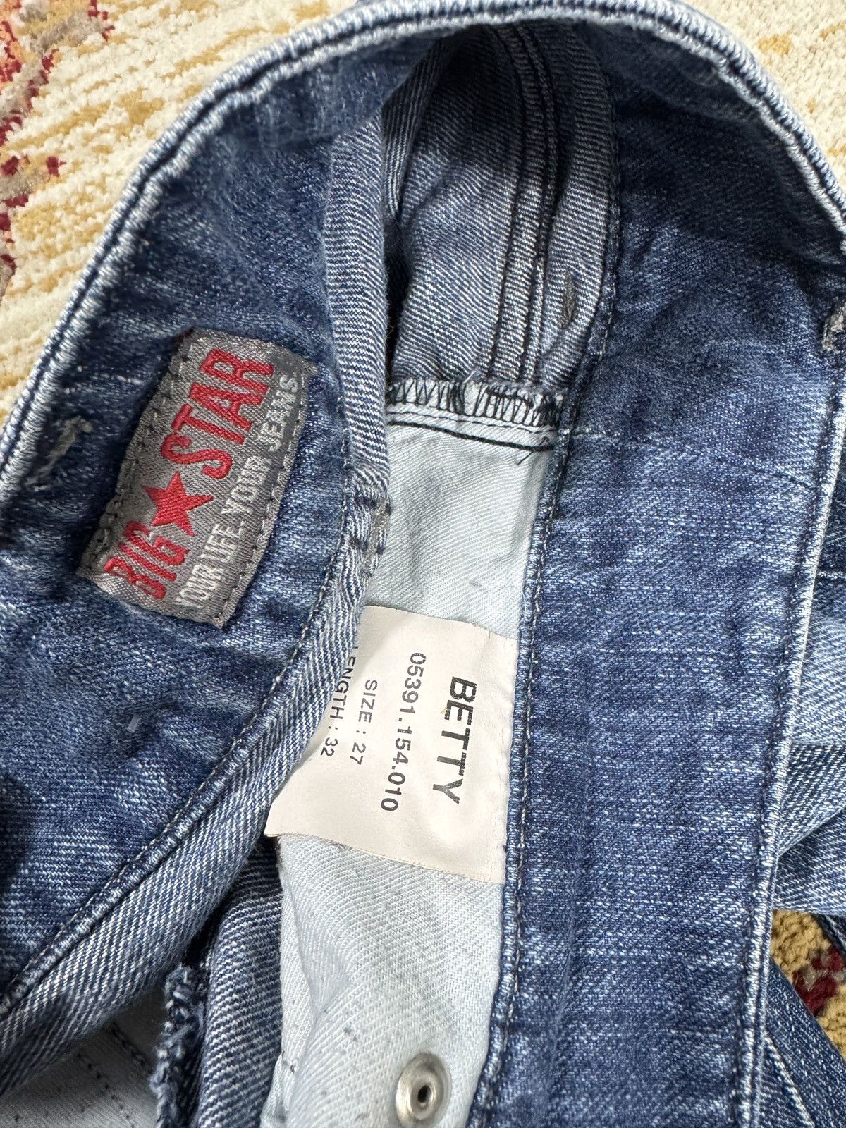 Hysteric Glamour ᶠᵃⁿᶜʸᵍᵘʸ Y2K Flared Baggy Washed Bootcut Denim Jeans Vintage Size US 28 / EU 44 - 5 Thumbnail