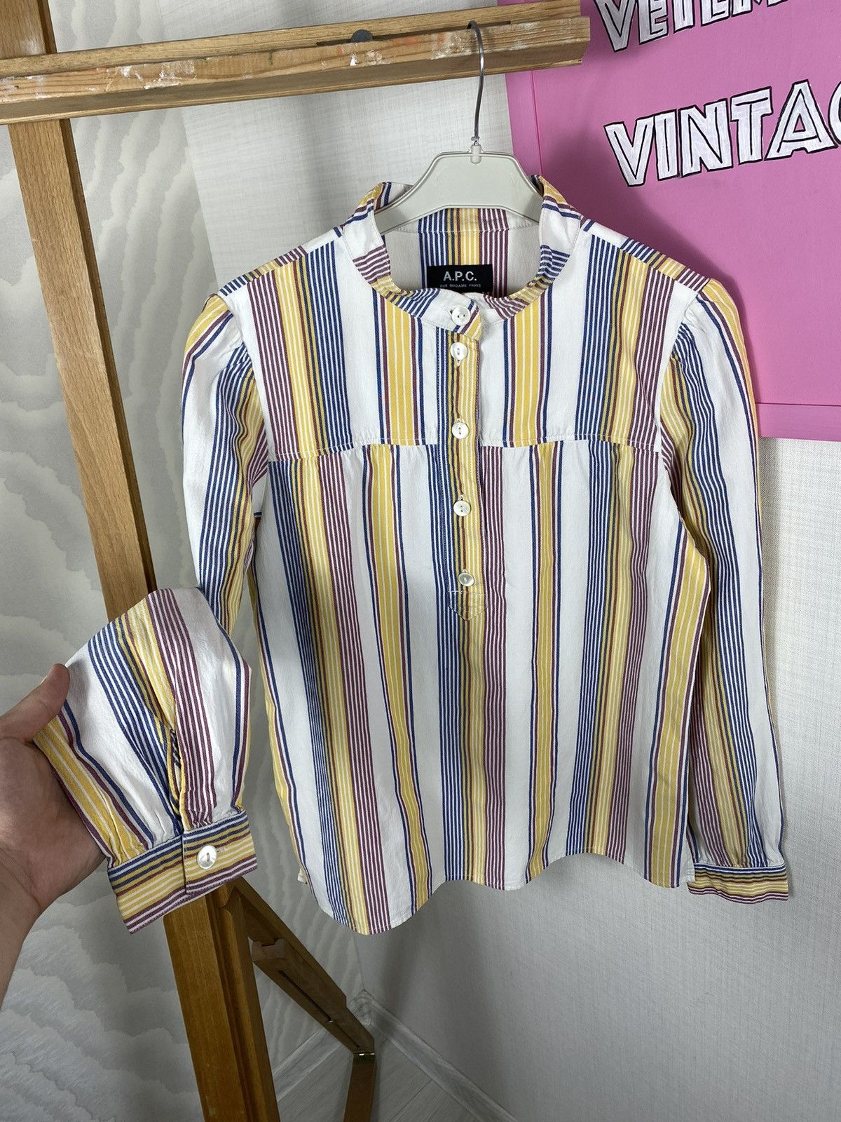 A.P.C. APC Blouse Long Sleeve Size S / US 4 / IT 40 - 5 Thumbnail