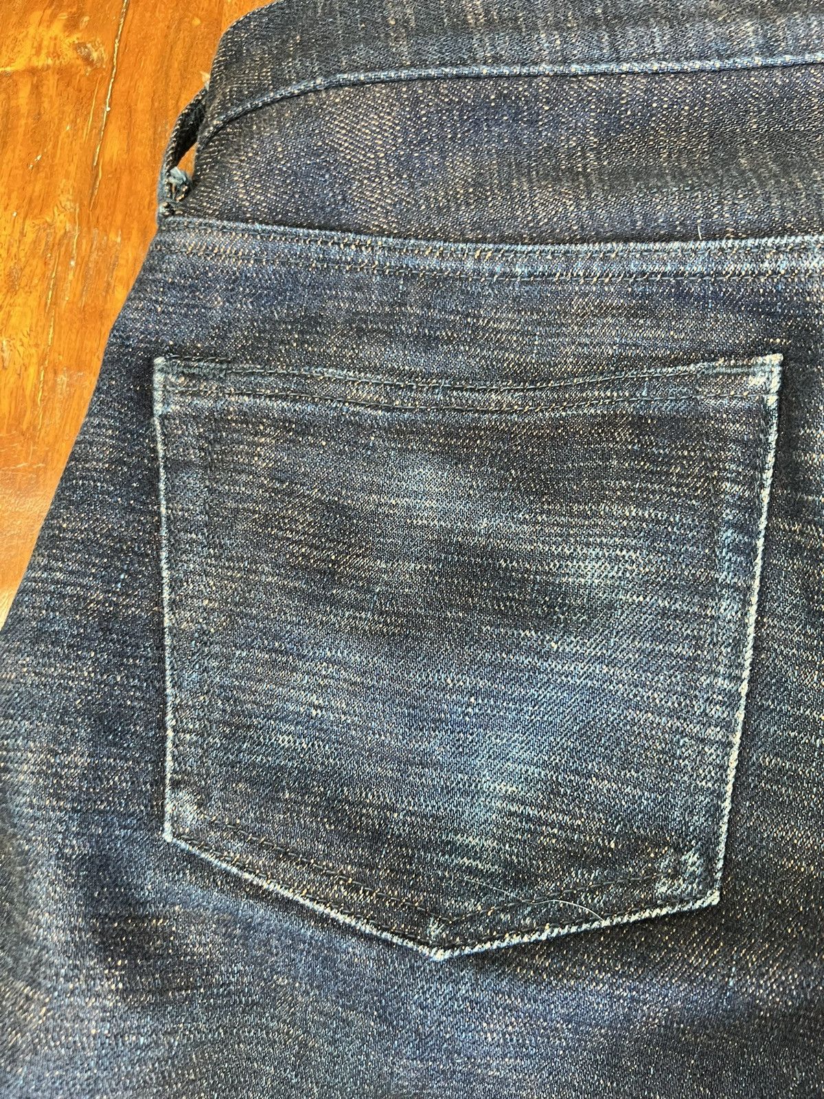 Japan Blue Okayama Denim ODJB019 18OZ. "SIDERITE SLUB" SELVEDGE JEANS Size US 31 - 20 Thumbnail