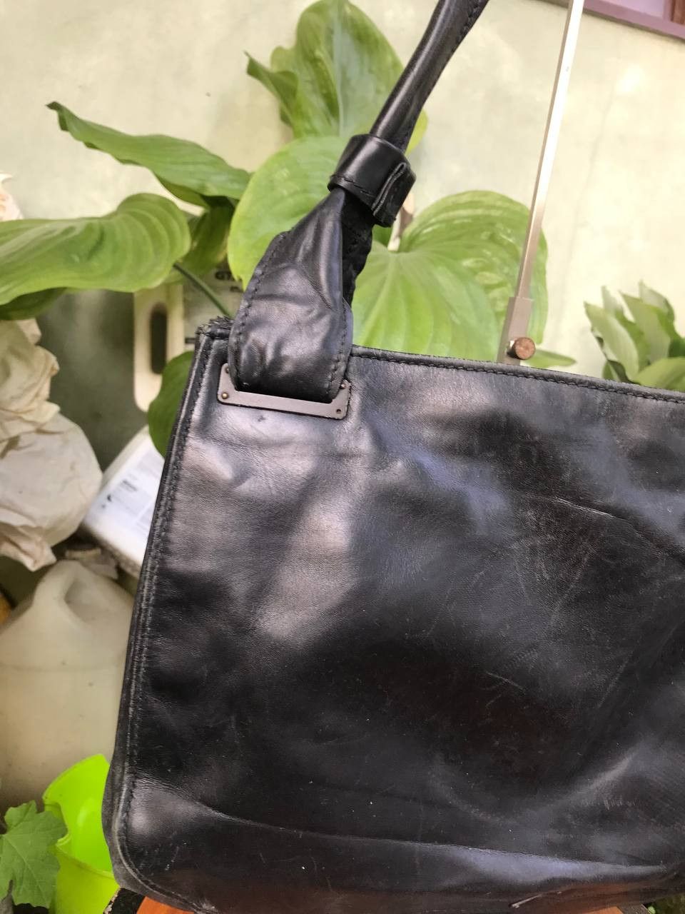 Gucci × Leather × Vintage Authentic Vintage Gucci Black Lampo Zipper Size ONE SIZE - 7 Thumbnail