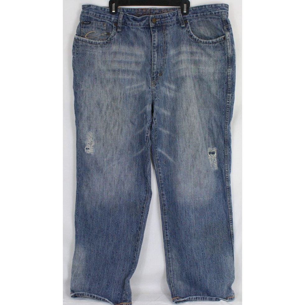 Enyce × Vintage Y2K Enyce Jeans 44x32 Baggy Wide Leg Embroidered Hip Hop Size US 44 / EU 60 - 2 Thumbnail