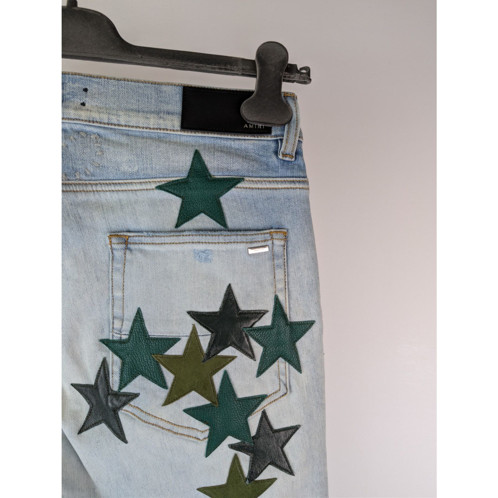 Amiri o1rshd1 Chemist Jean Denim Jeans in Light Indigo Size US 34 / EU 50 - 15 Thumbnail