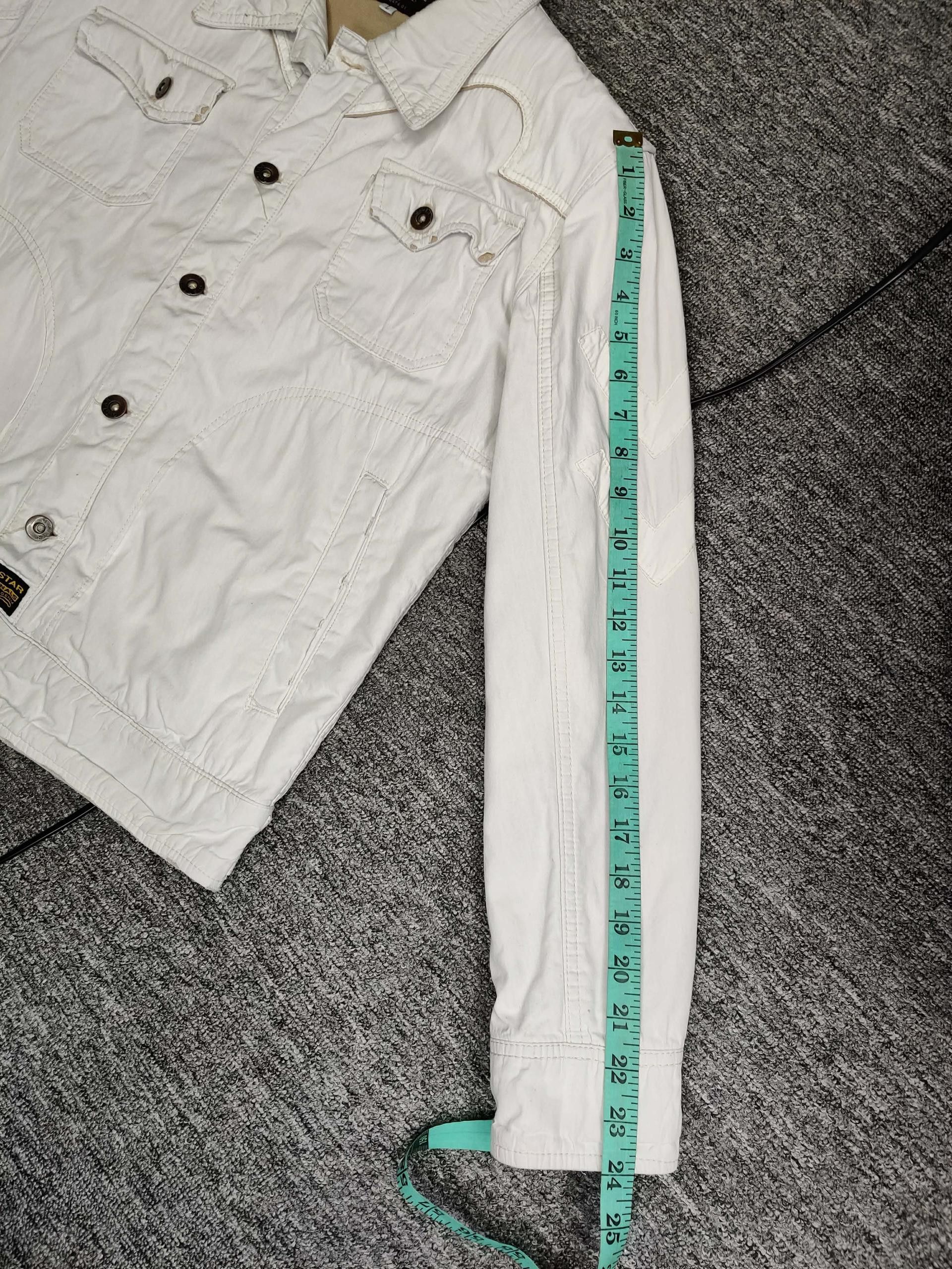 G-Star Vintage G-Star Raw White Denim Jacket Size US L / EU 52-54 / 3 - 17 Thumbnail