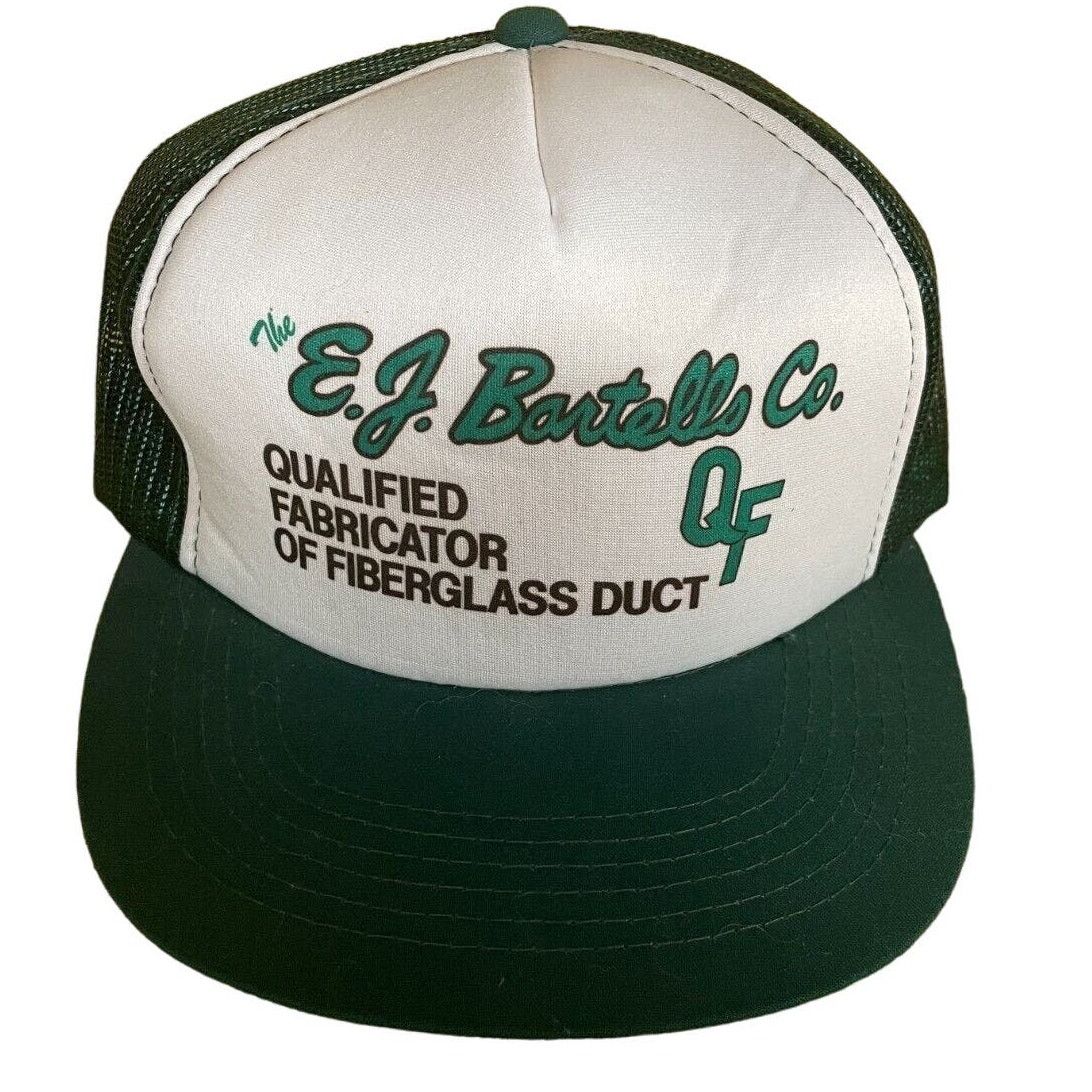 Vintage Vintage 90s Truckers Hat Cap E J Bartells Co. YA Headwear Size ONE SIZE - 1 Thumbnail