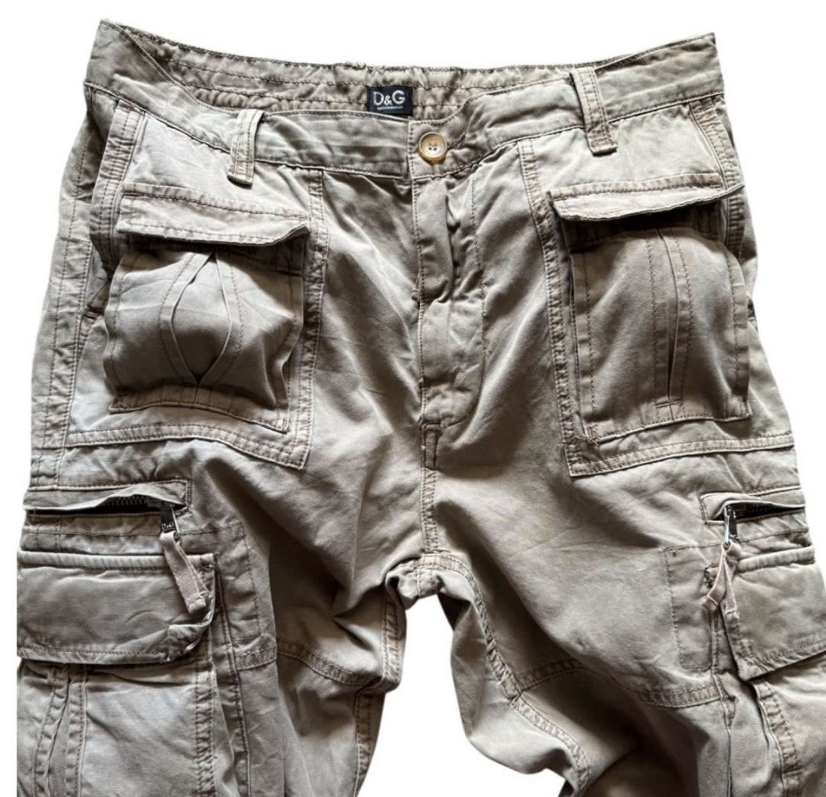 Dolce & Gabbana AW05 Dolce & Gabbana 3D Multi Pocket Reinforced Cargo Pants Size US 34 / EU 50 - 5 Thumbnail