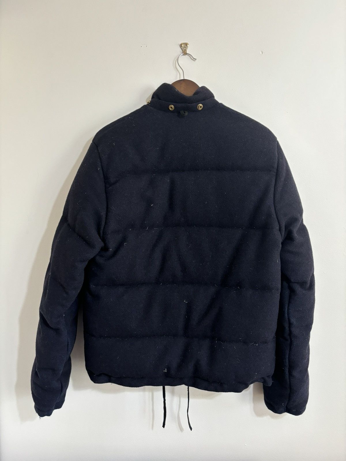 Crescent Down Works Wool Down Puffer Jacket (Navy Blue) Size US M / EU 48-50 / 2 - 6 Thumbnail