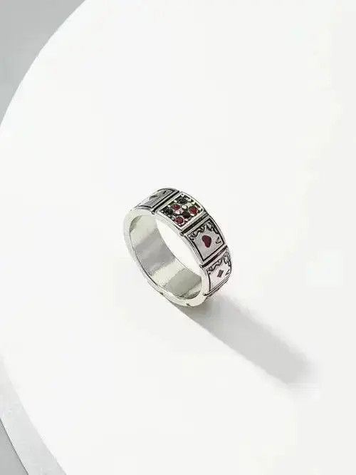 Jewelry Amamiya x Kyono Retro Punk Gothic Silver Ring Size ONE SIZE - 5 Thumbnail
