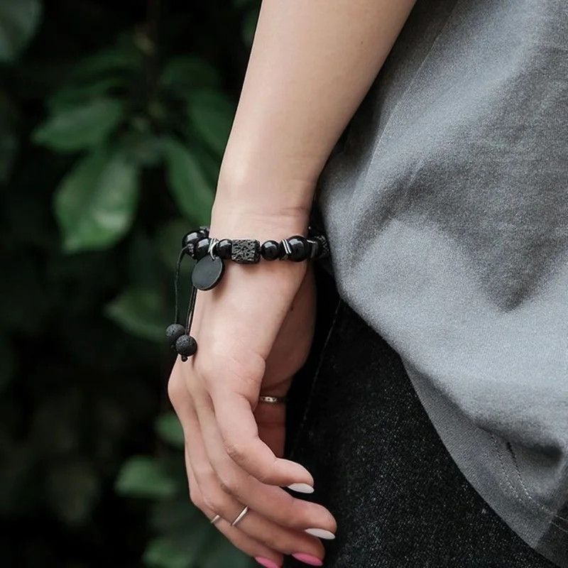 Other Natural Stone Beaded Adjustable Bracelet Size ONE SIZE - 3 Thumbnail