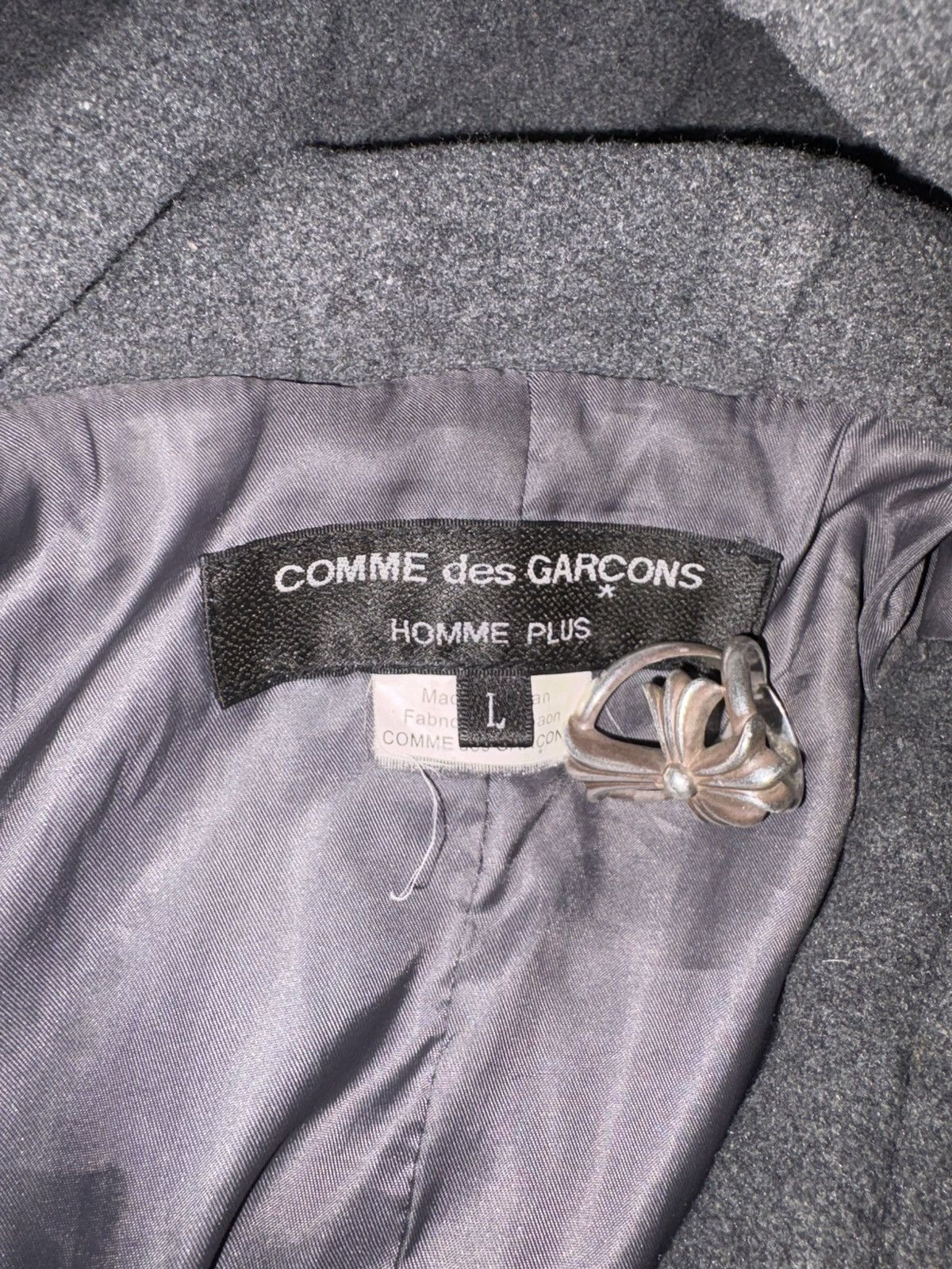 Comme des Garcons Homme Plus Comme Des Garcon Homme Plus Hooded 2009 Duffle Coat Size US L / EU 52-54 / 3 - 3 Thumbnail