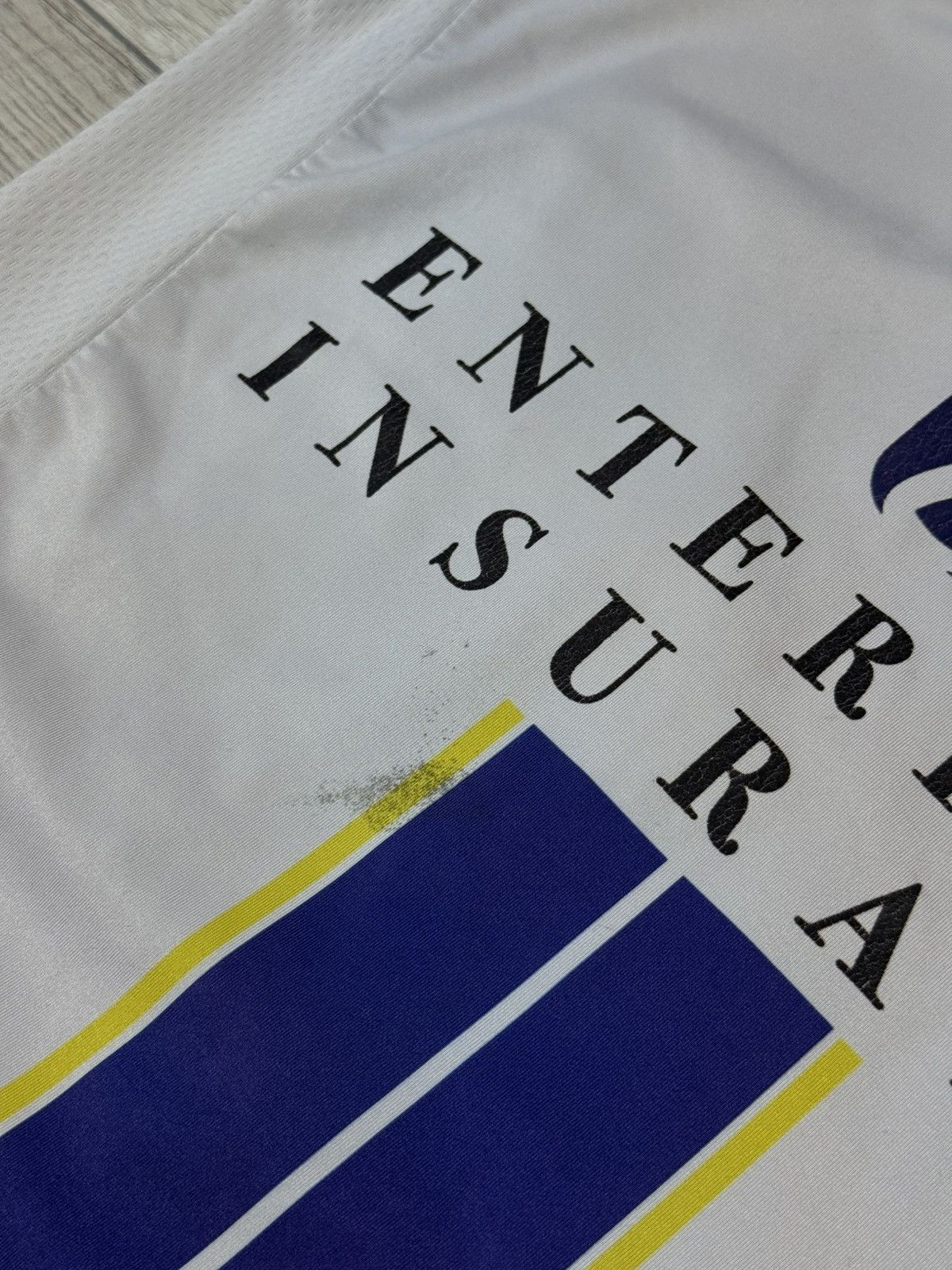 Macron Sam Byram Leeds United 2013 2014 Home Soccer Jersey Macron Size US M / EU 48-50 / 2 - 6 Thumbnail