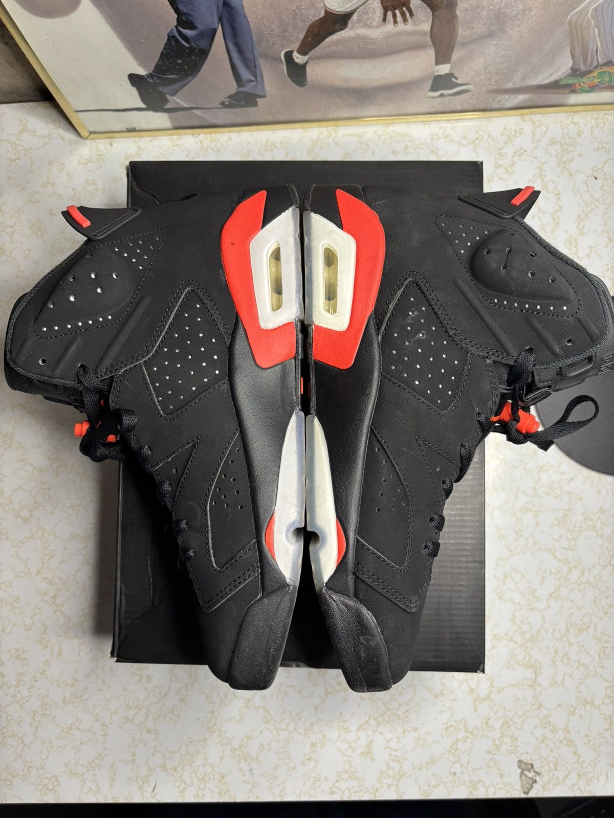 Jordan Brand Air Jordan 6 Retro 2019 Infrared 2019 Size US 10 / EU 43 - 3 Thumbnail