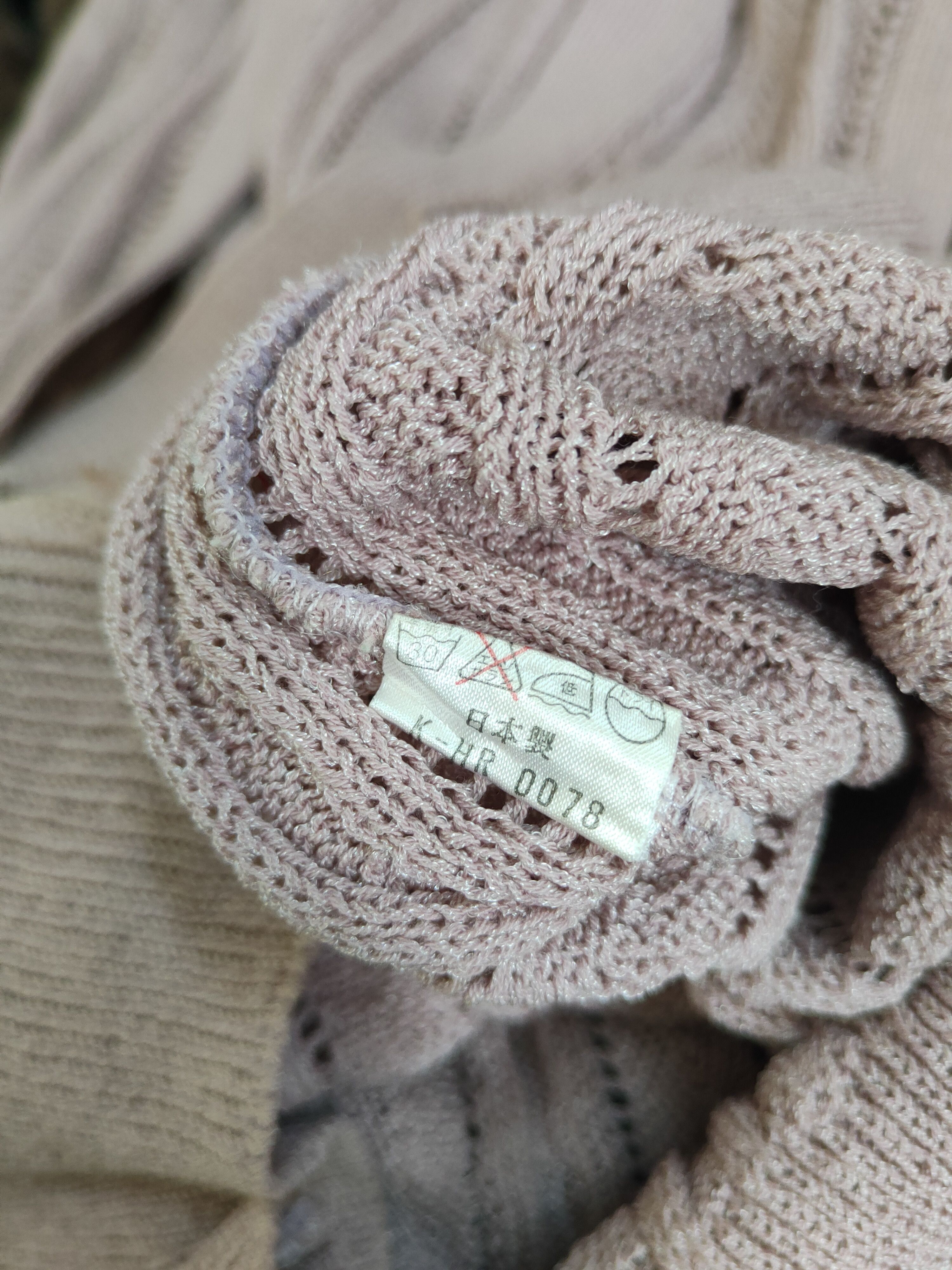 Homespun Knitwear Womiyan Pink Crochet Knitwear Vests #W2121 Size S / US 4 / IT 40 - 10 Thumbnail