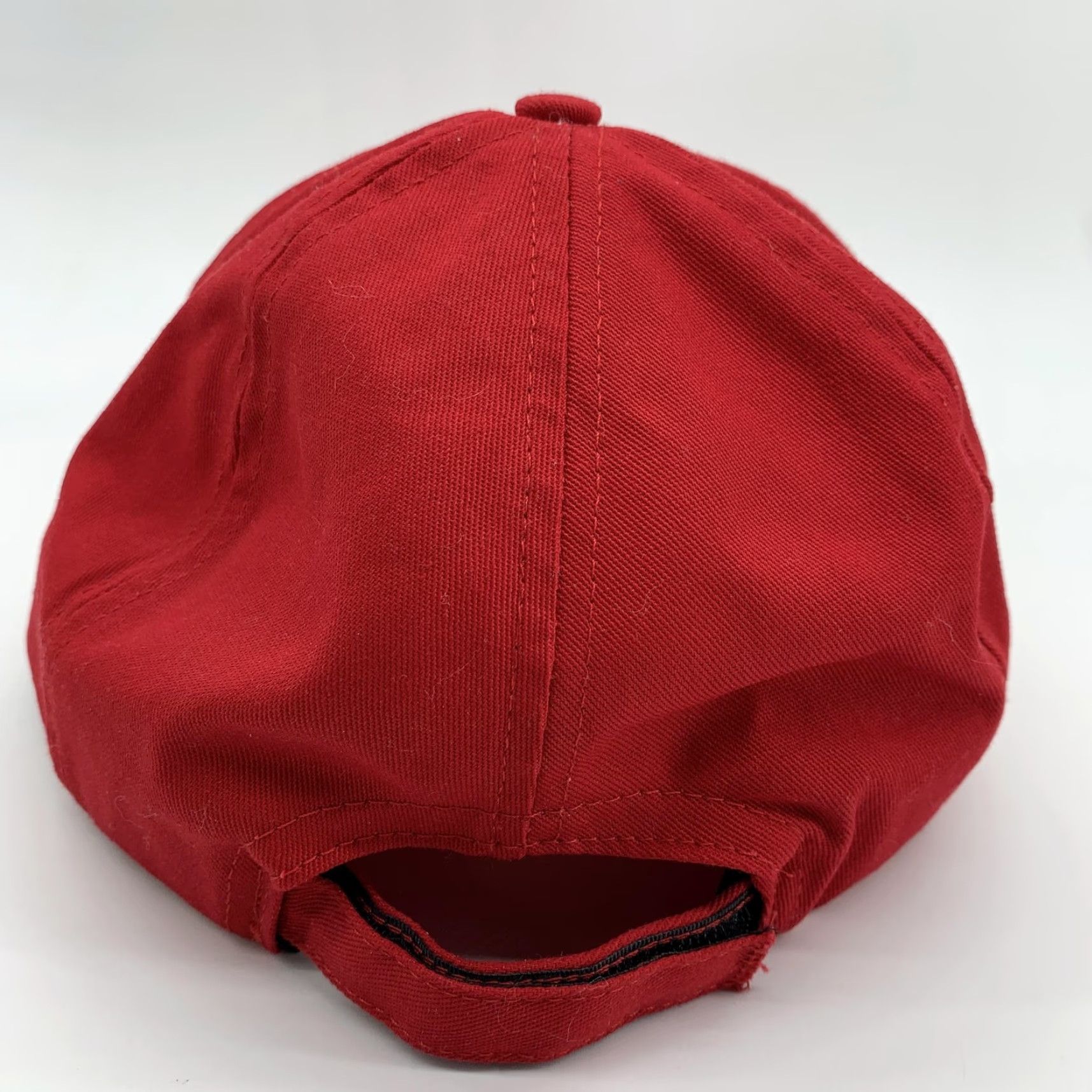 Vintage Unionwear Hat Red One Size Adult Strap Back Workers Unite Logo USA Mens Size ONE SIZE - 4 Thumbnail
