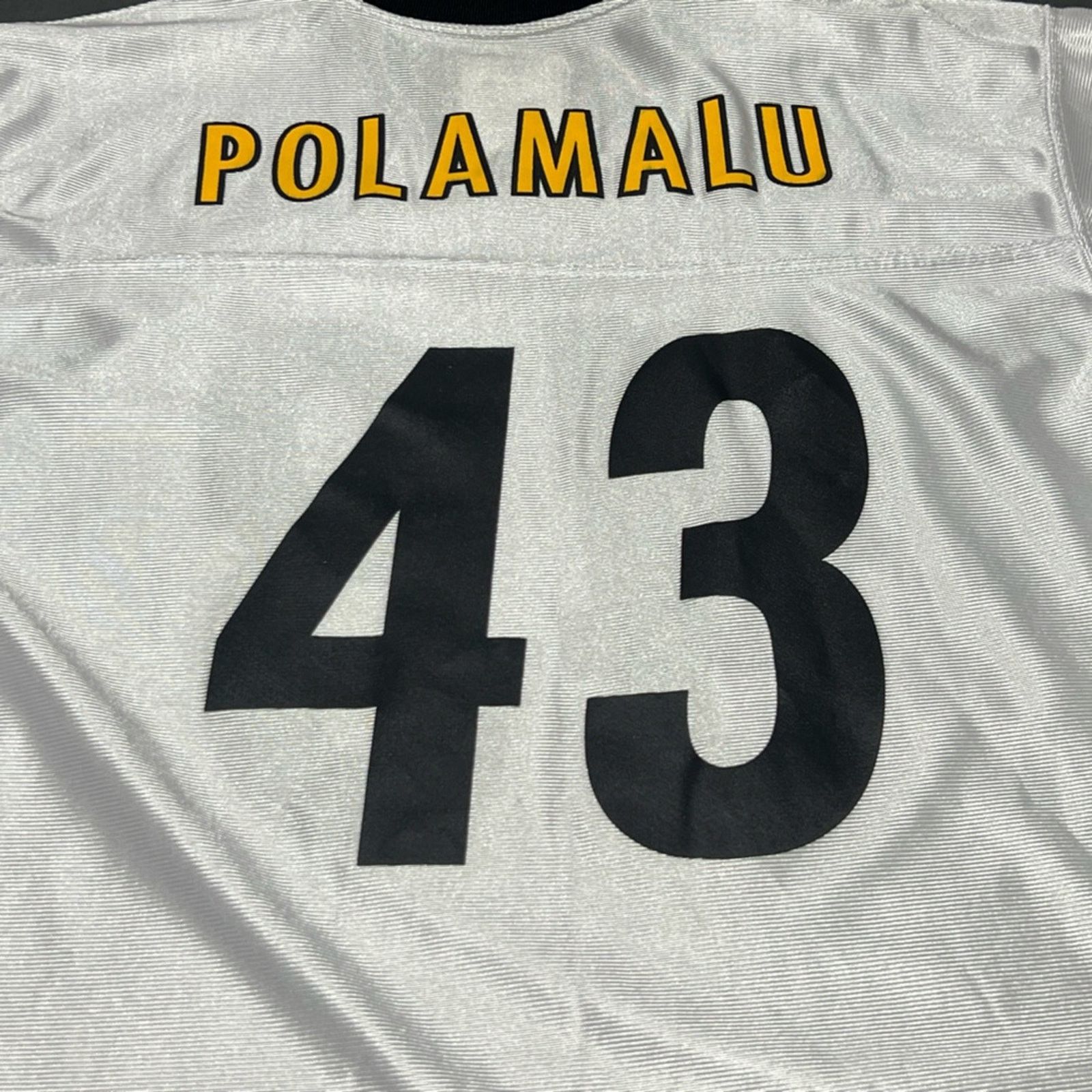 NFL Reebok Pittsburgh Steelers Troy Polamalu #43 Jersey Youth L Size US L / EU 52-54 / 3 - 6 Thumbnail