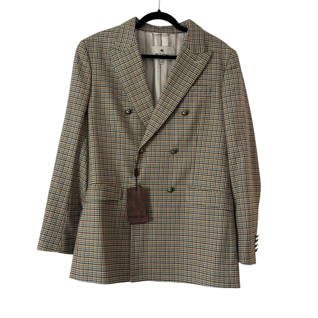 Etro Etro NWT Women's Multi Color Tweed Blazer Size L / US 10 / IT 46 - 1 Thumbnail