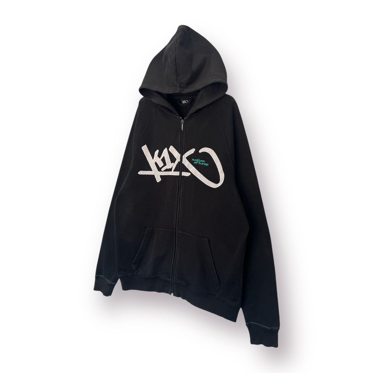 Japanese Brand 🔥 K1X japanese Streetwear black hoodie zipper - 2XL Size US L / EU 52-54 / 3 - 2 Thumbnail