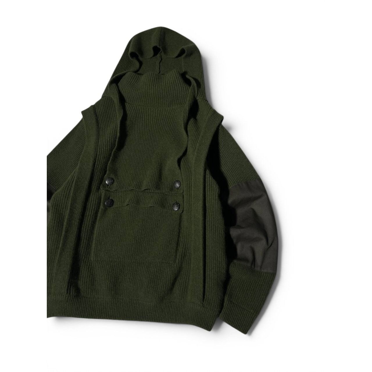 Stella McCartney Stella McCartney Runway Hooded Wool Sweater – FW2019 Size US M / EU 48-50 / 2 - 3 Thumbnail