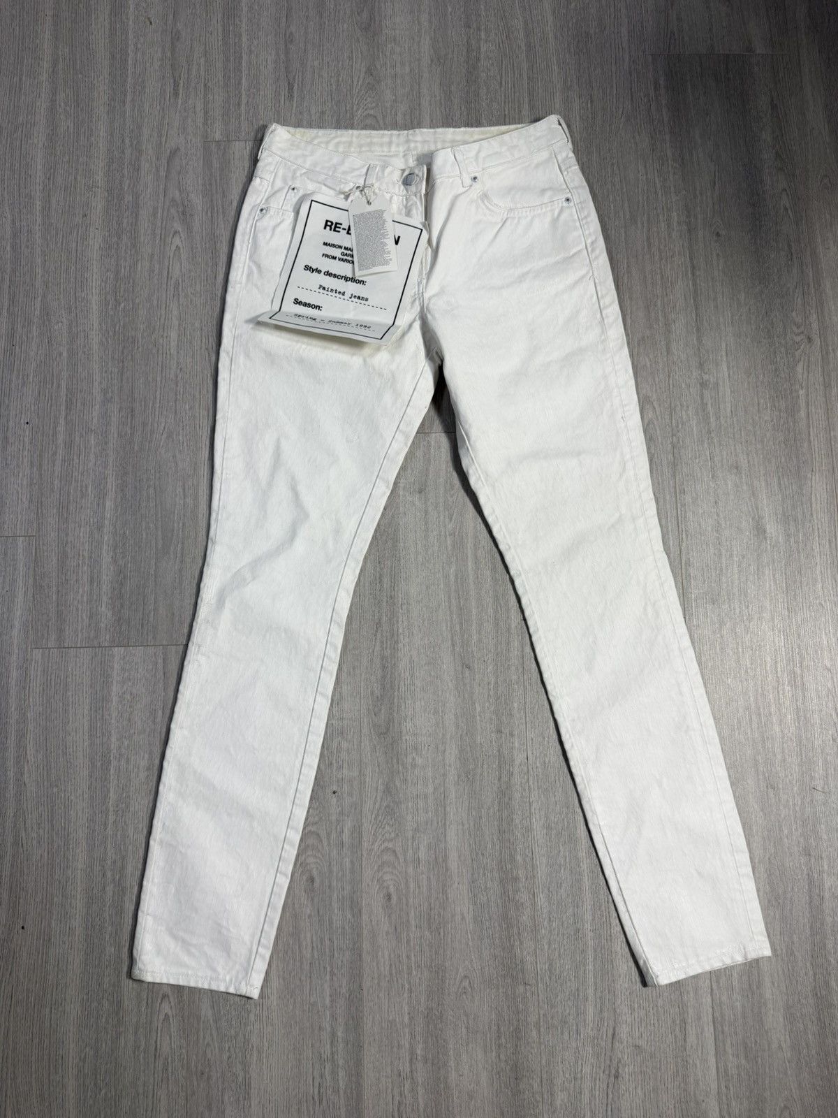 H&M × Maison Margiela Maison Martin Margiela × H&M Re-Edition Painted Jeans Size 27" / US 4 / IT 40 - 1 Thumbnail