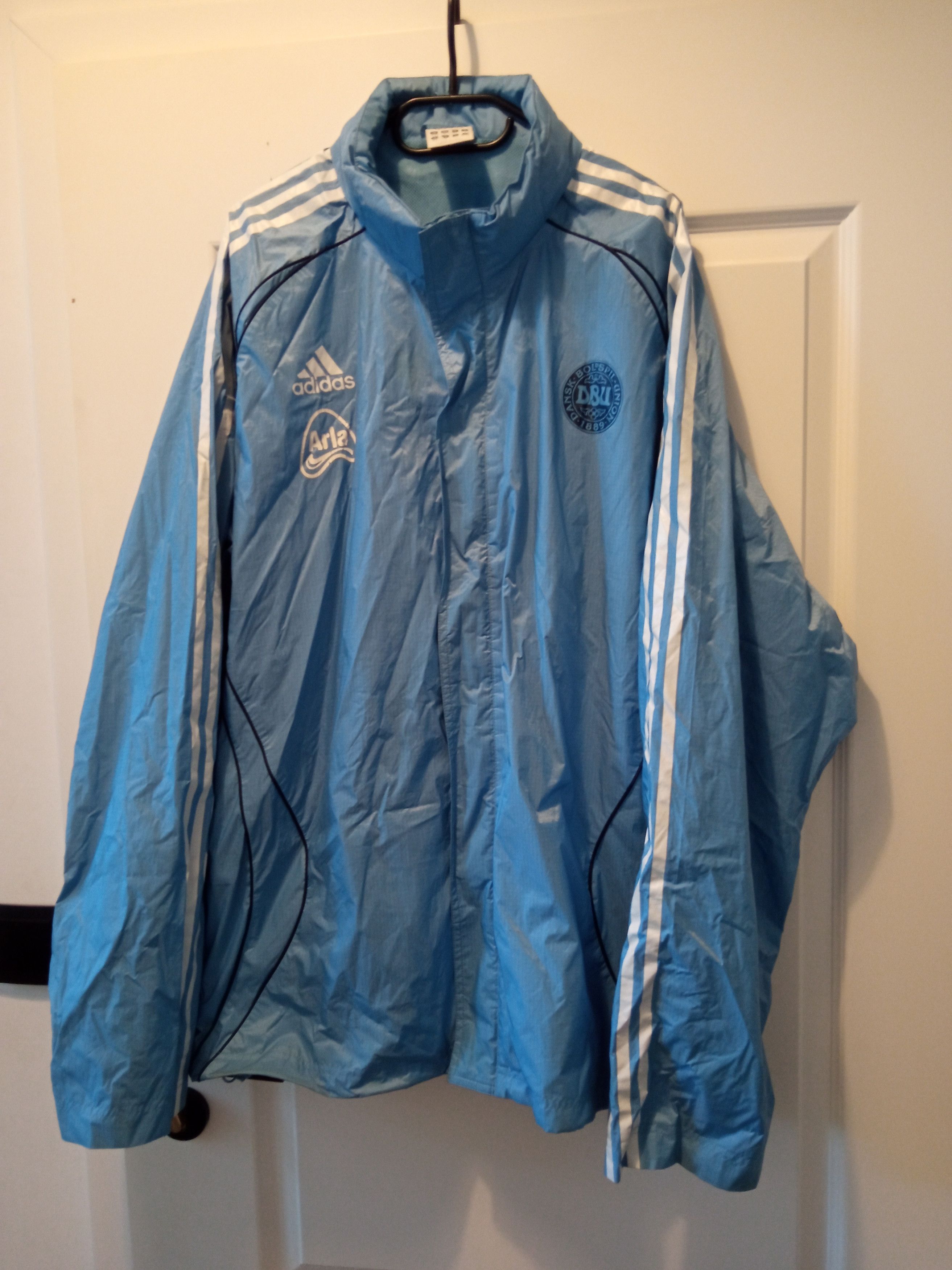 DENMARK Adidas Rain Jacket Tracksuit Training Zip