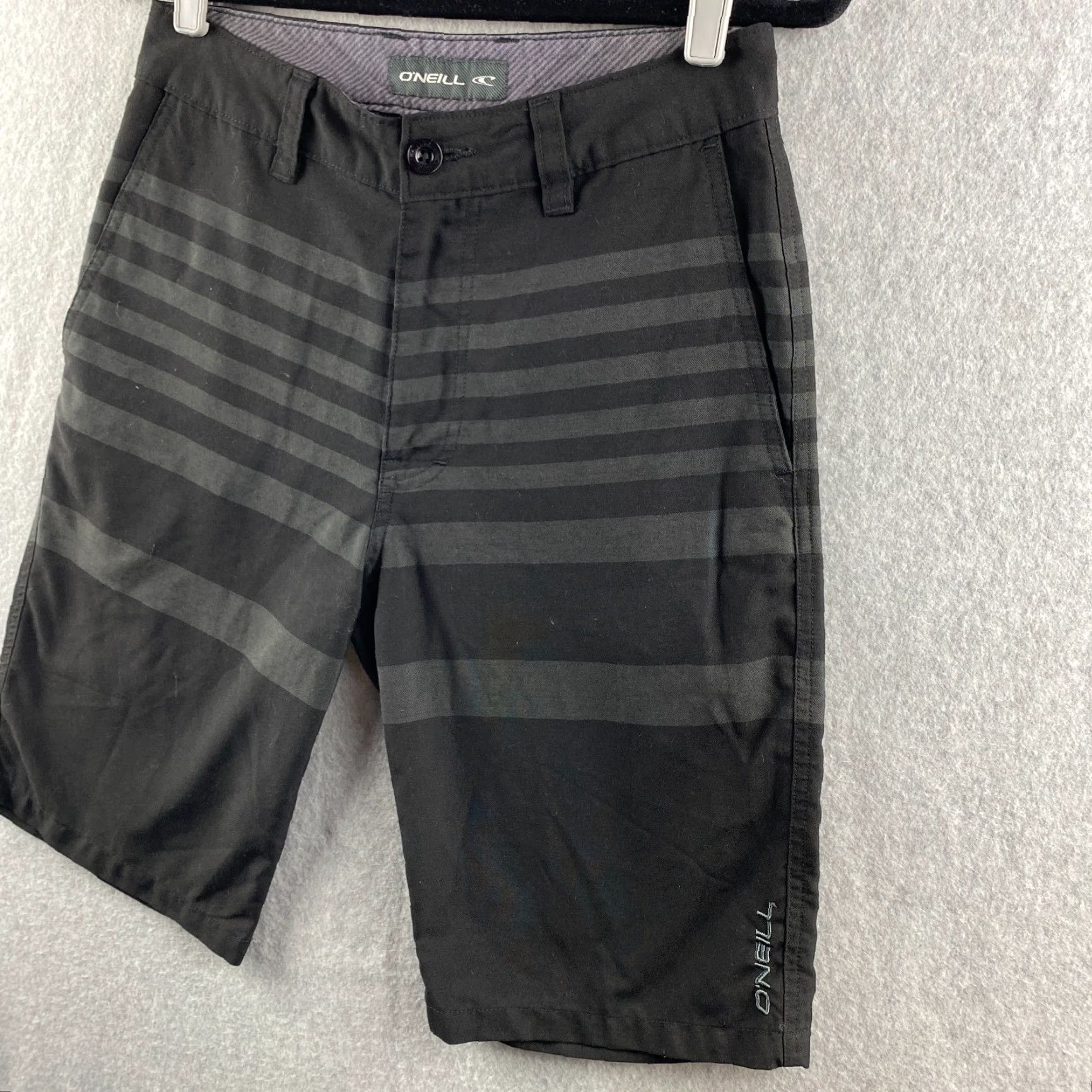 O'Neill O'Neill Hybrid Shorts 28 Mens Black Board Shorts Chino Crossover Striped Golf Size US 28 / EU 44 - 4 Thumbnail