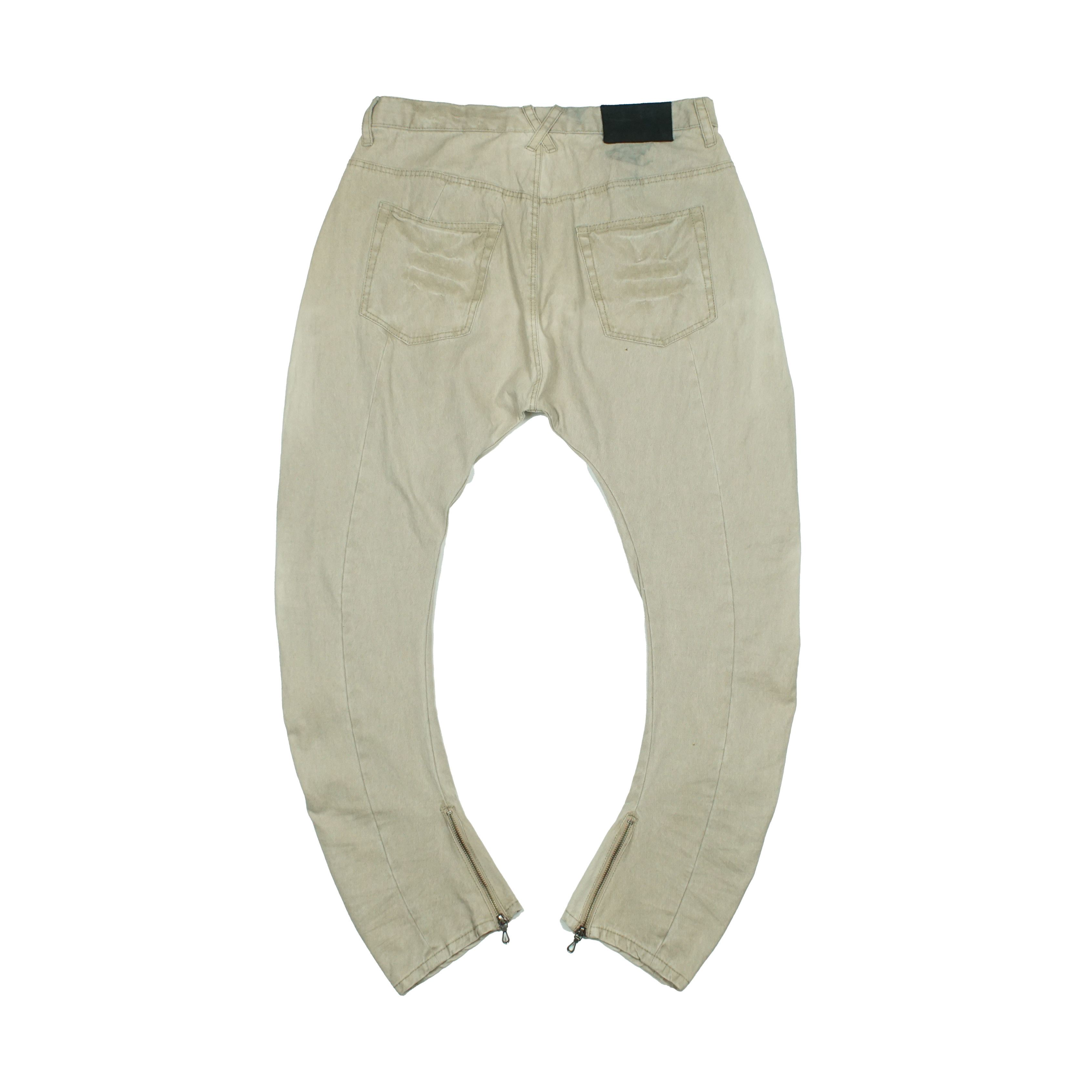 Gene Par Yukio Mishiba *NoTariff Yukio Mishiba Gene Par Banana Cut Zip Leg Pants Size US 34 / EU 50 - 1 Thumbnail