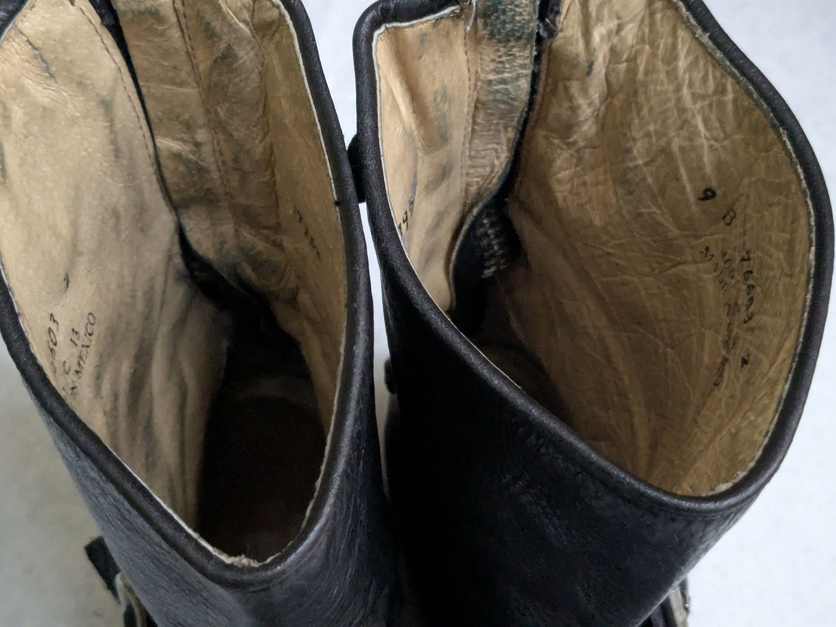 Frye Frye Engineer Boots Black Leather 7.5 Motorcycle Biker Size US 7.5 / EU 40-41 - 2 Thumbnail