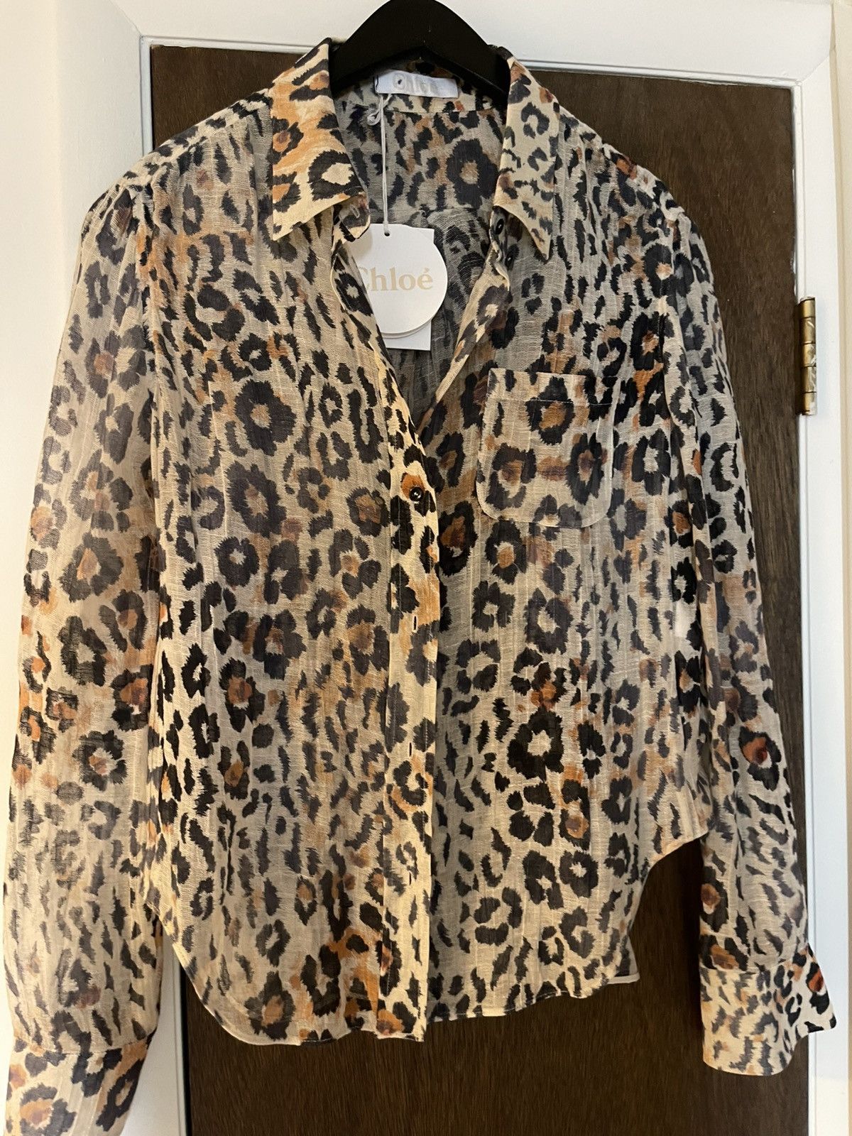 Chloe Chloe women’s shirt tawny 38 NWT Size S / US 4 / IT 40 - 2 Thumbnail