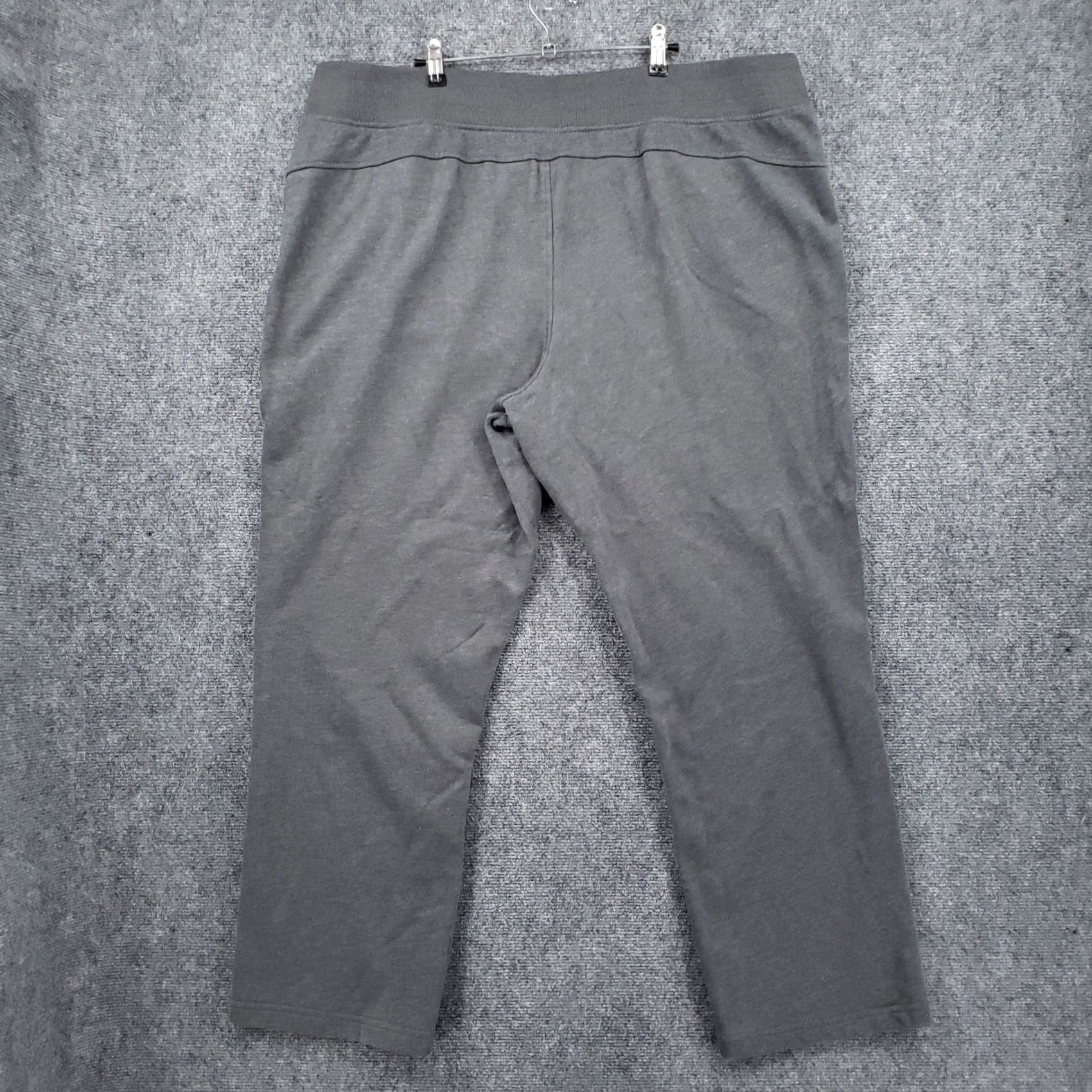 Tek Gear Tek Gear Sweatpants Women 2X Plus Gray Ultrasoft Fleece Straight Hi Rise Pull On Size 40" / US 18 - 2 Thumbnail
