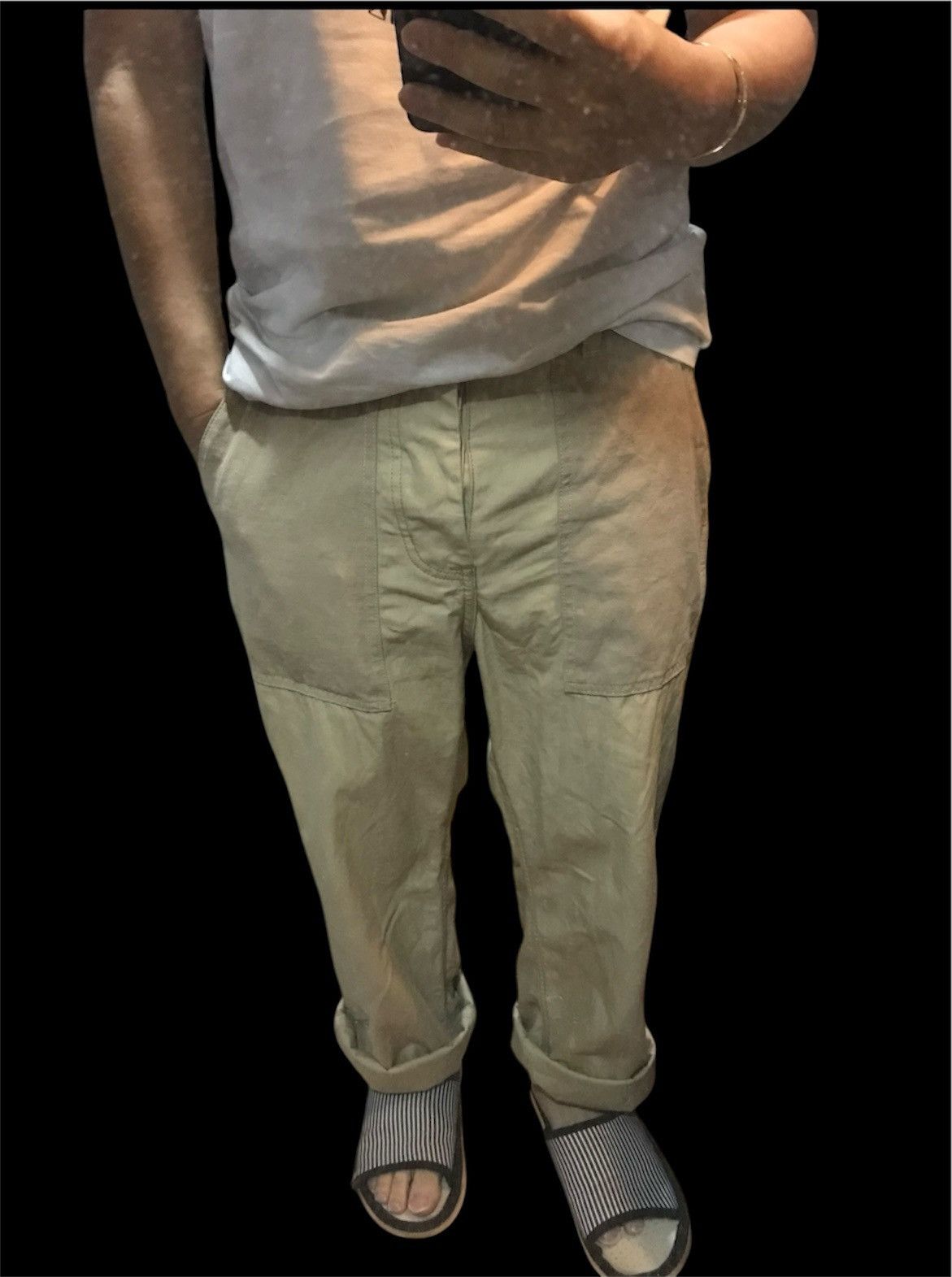 Japanese Brand 8Division army fatigue pants baker pants Size US 29 - 1 Thumbnail