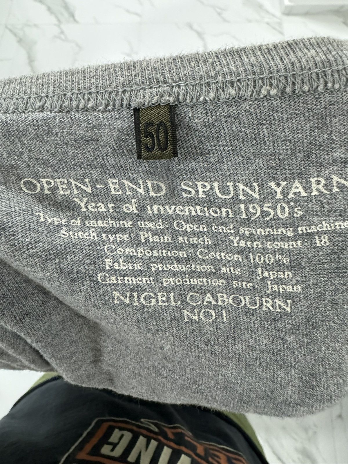 Nigel Cabourn V-neck Tshirt Size US L / EU 52-54 / 3 - 3 Thumbnail