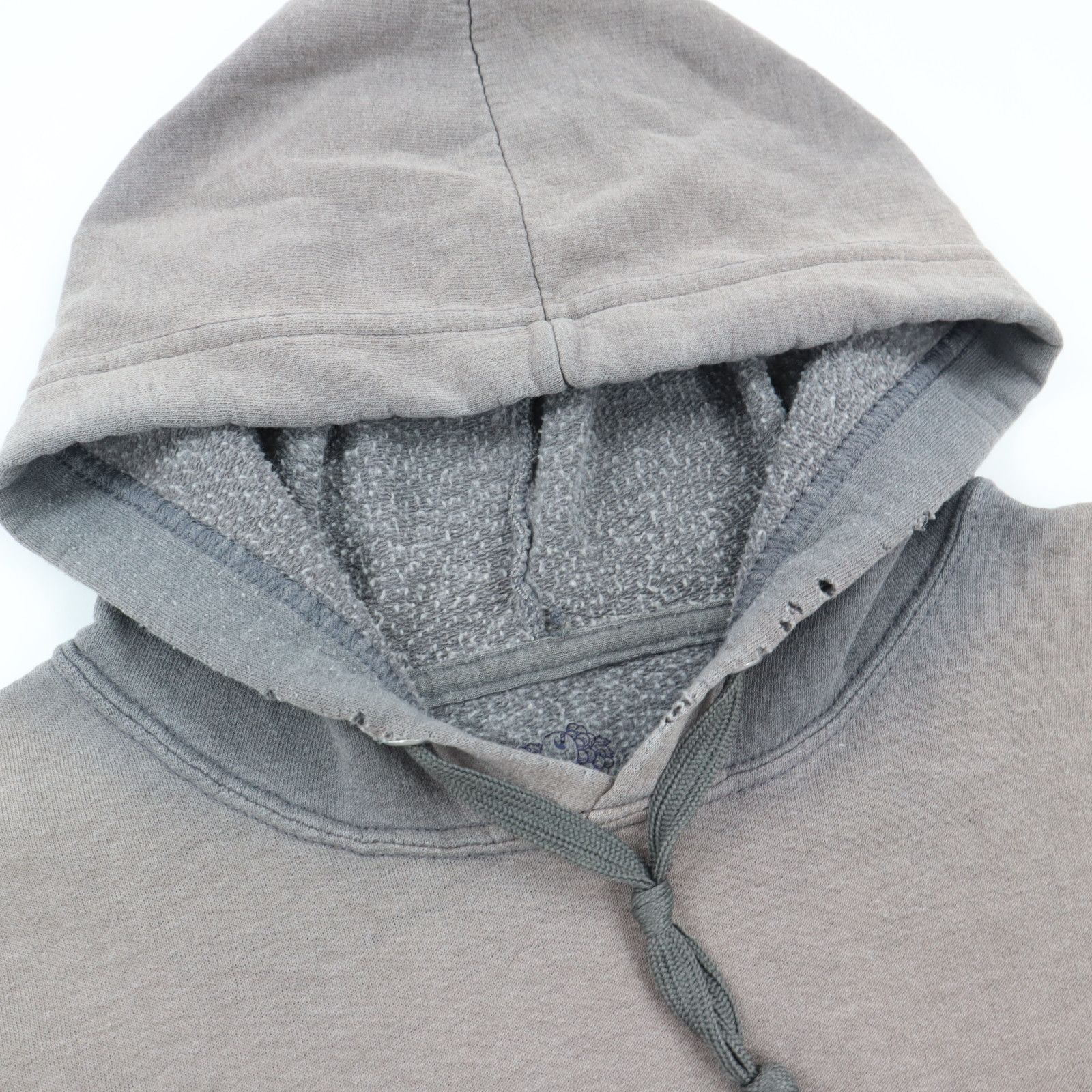 Fruit Of The Loom Sun Faded Gray Fruit of the Loom Hoodie Sweatshirt Size US XL / EU 56 / 4 - 3 Thumbnail