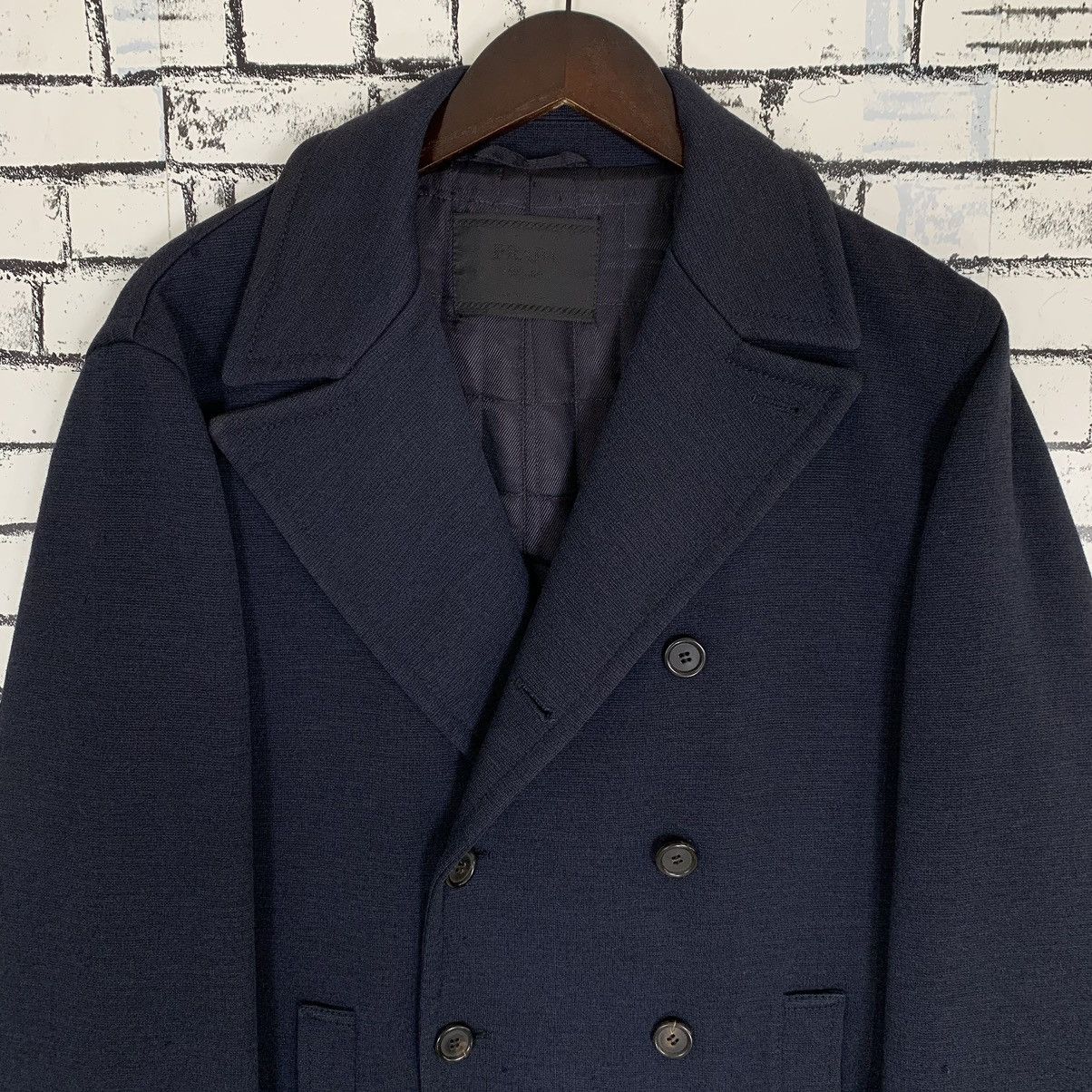 Prada Designer Prada Double Breasted Peacoat Size M / US 6-8 / IT 42-44 - 2 Thumbnail