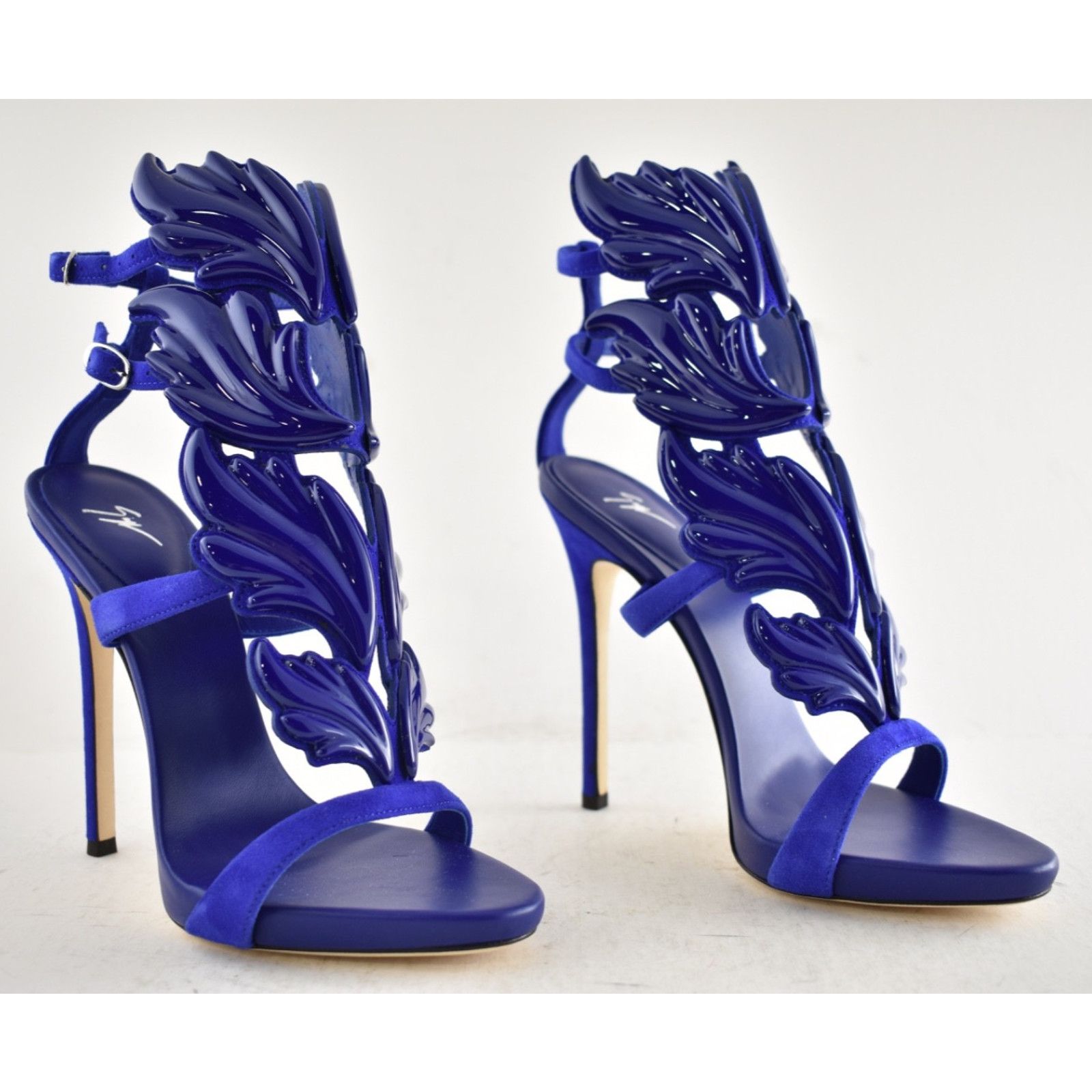 Giuseppe Zanotti Giuseppe Zanotti Cruel Summer Blue Wing Strap Sandal 35 Size US 5 / IT 35 - 3 Thumbnail