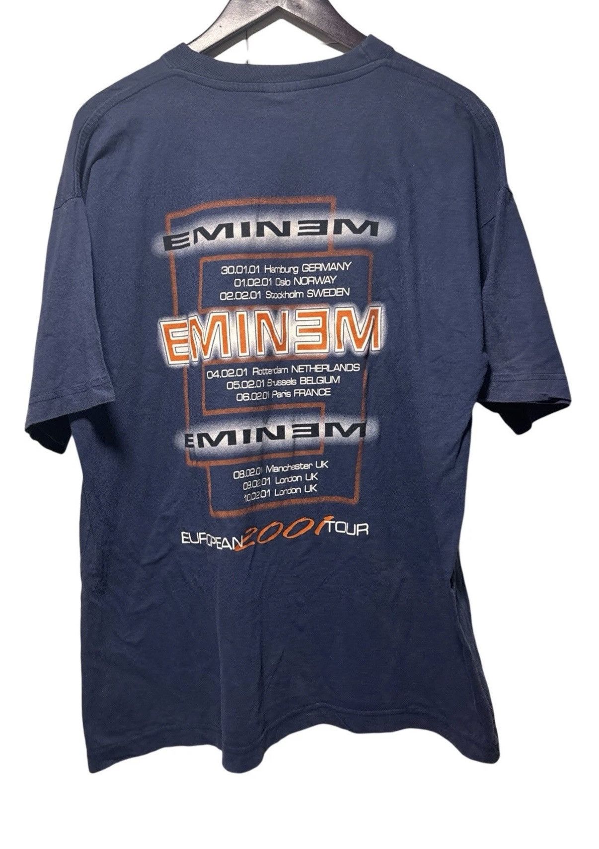 Eminem VTG 2001 Eminem CRIMINAL European Tour Shirt XL Rap Tee Size US XL / EU 56 / 4 - 4 Thumbnail