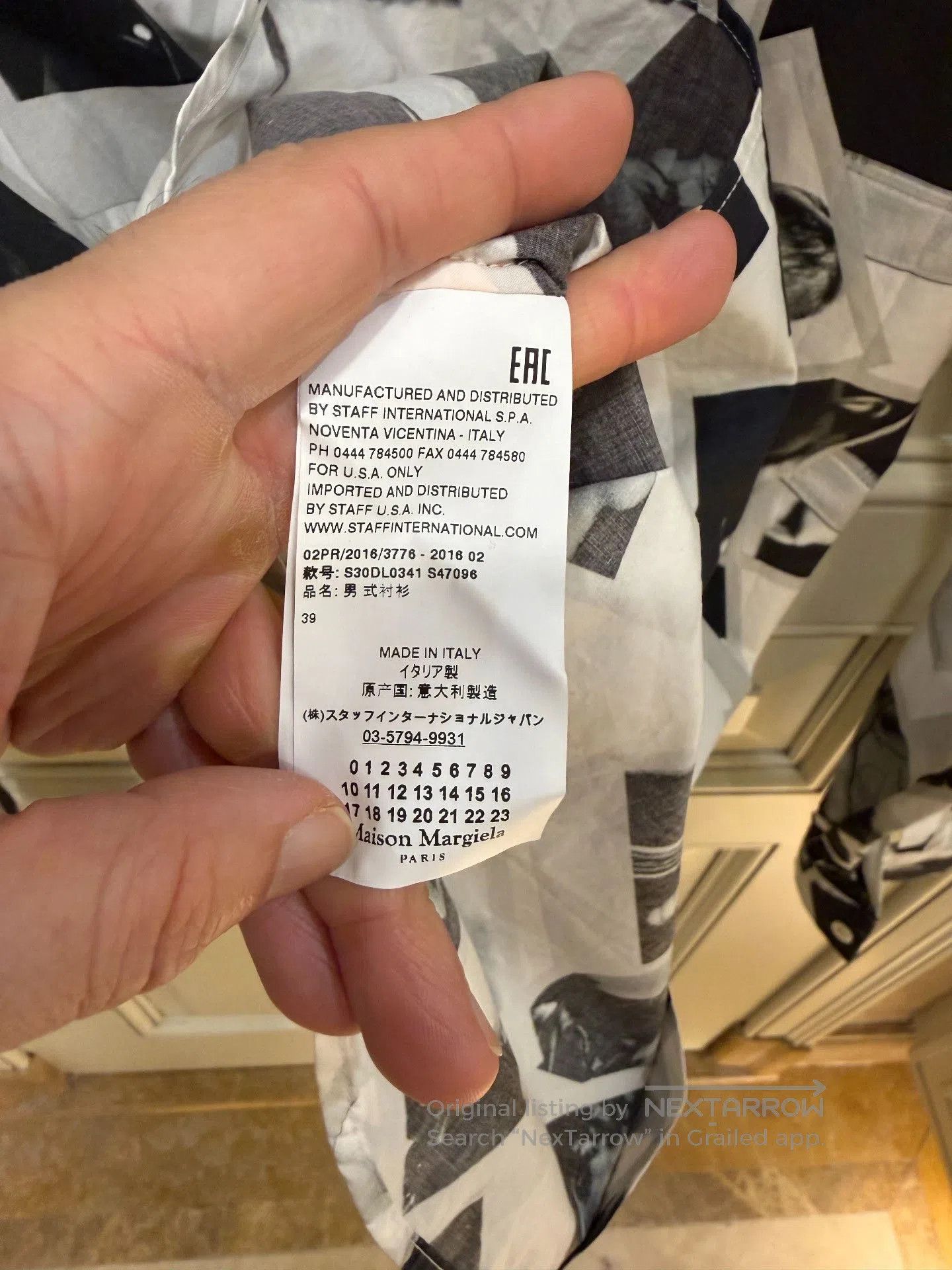 Maison Margiela Maison Margiela Polaroid Print Shirt. Size US M / EU 48-50 / 2 - 7 Thumbnail