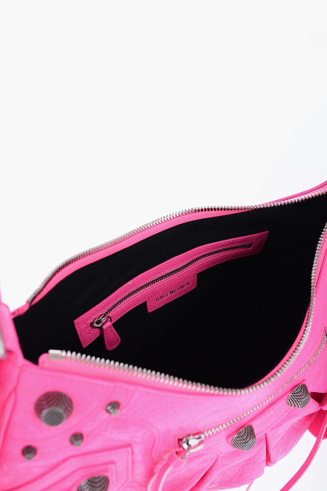 Balenciaga og1mm0326 Size: OS / Fluo Leather Shoulder Bag in Pink Size ONE SIZE - 5 Thumbnail