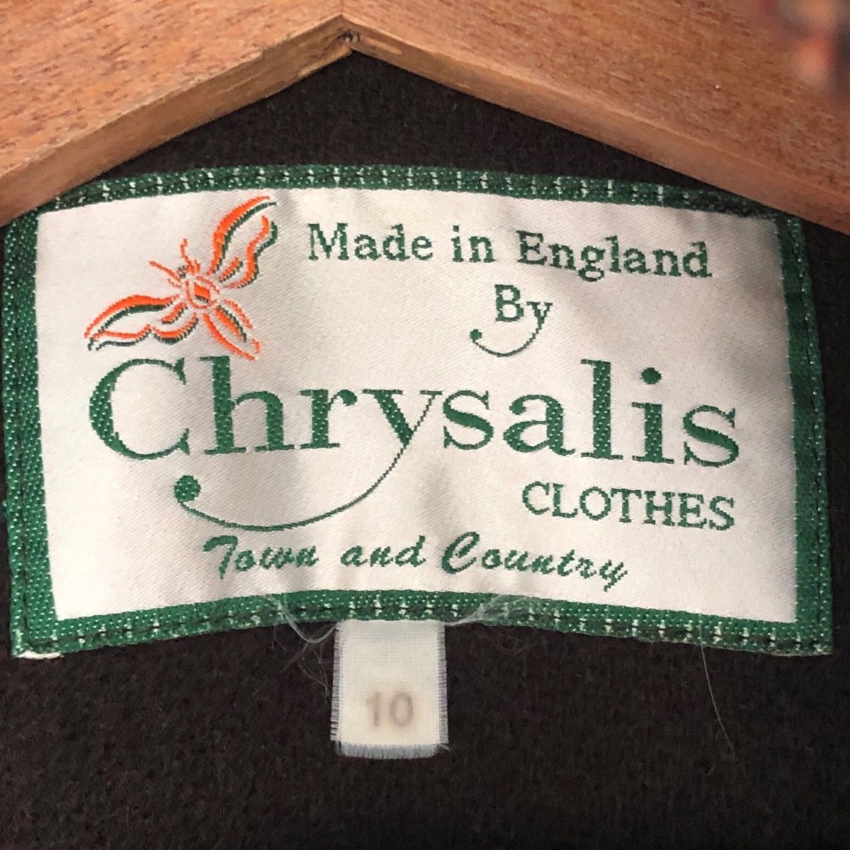 Designer × Vintage Chrysalis England Long Hooded Jacket Brown Vintage Size M Size US M / EU 48-50 / 2 - 5 Thumbnail