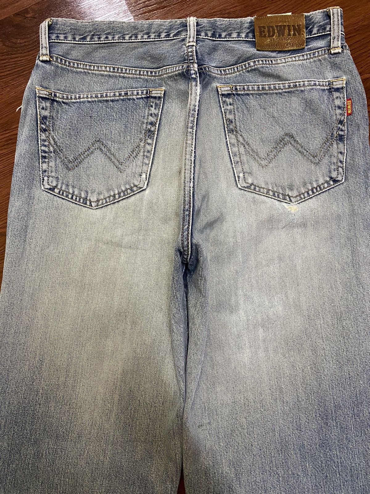 Edwin Vintage Edwin US CLASSIC Faded Wash Destroyer Loose Jeans Size US 32 / EU 48 - 4 Thumbnail