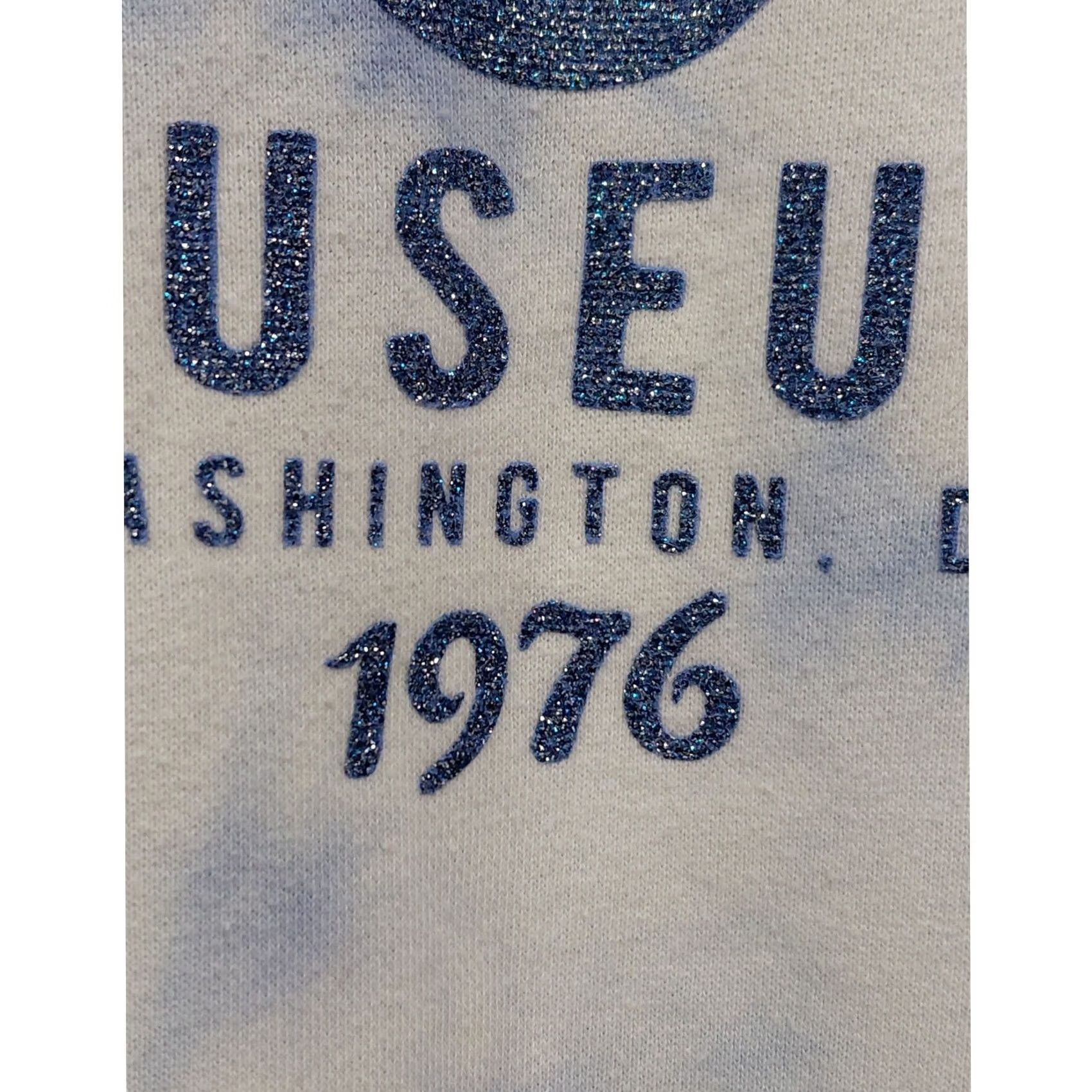 Vintage VINTAGE Smithsonian National Air and Space Museum Hoodie Tie-Dye Blue Size L Size L / US 10 / IT 46 - 4 Thumbnail