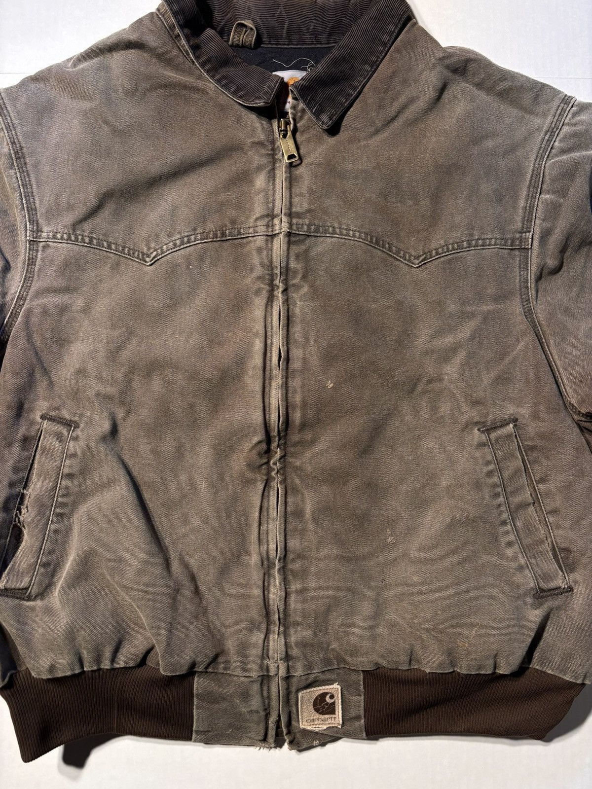 Carhartt Carhartt Sante Fe 90’s Duck Canvas Lined Workwear Jacket 2XL Size US XXL / EU 58 / 5 - 2 Thumbnail