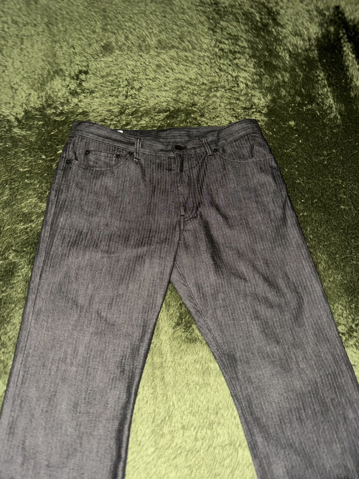 Takeo Kikuchi [5] Takeo Kikuchi Made in Japan Herringbone Denim Pants Size US 32 / EU 48 - 5 Thumbnail