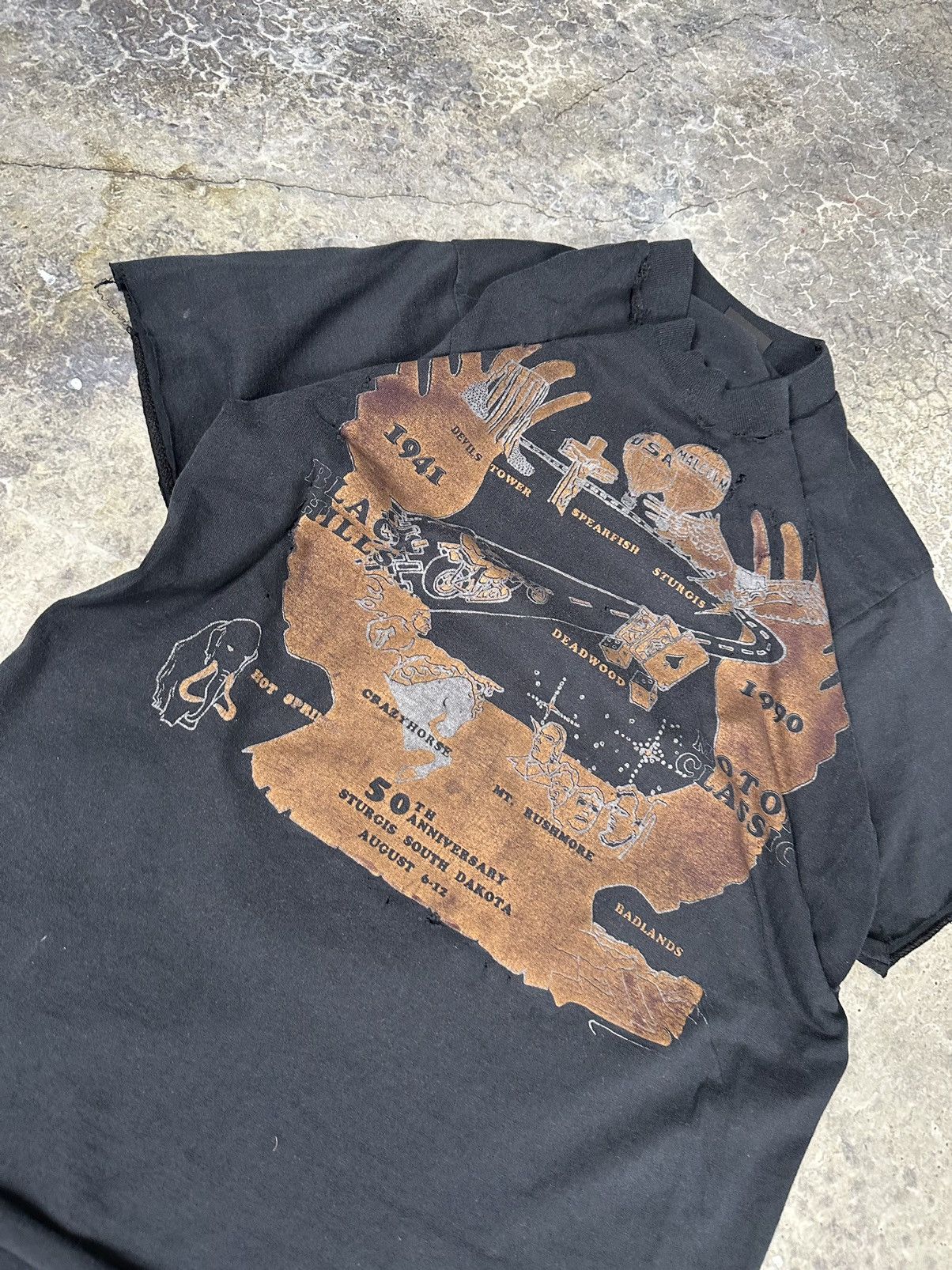 Vintage Vintage Thrashed Bike Week Tee Size US M / EU 48-50 / 2 - 2 Thumbnail