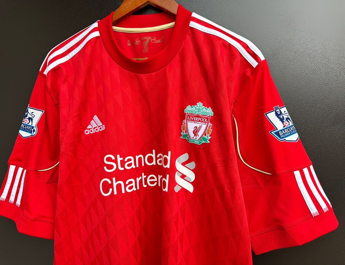 Adidas Vintage 2010/11 Liverpool FC Home Shirt adidas Jersey sz XL Size US XL / EU 56 / 4 - 3 Thumbnail