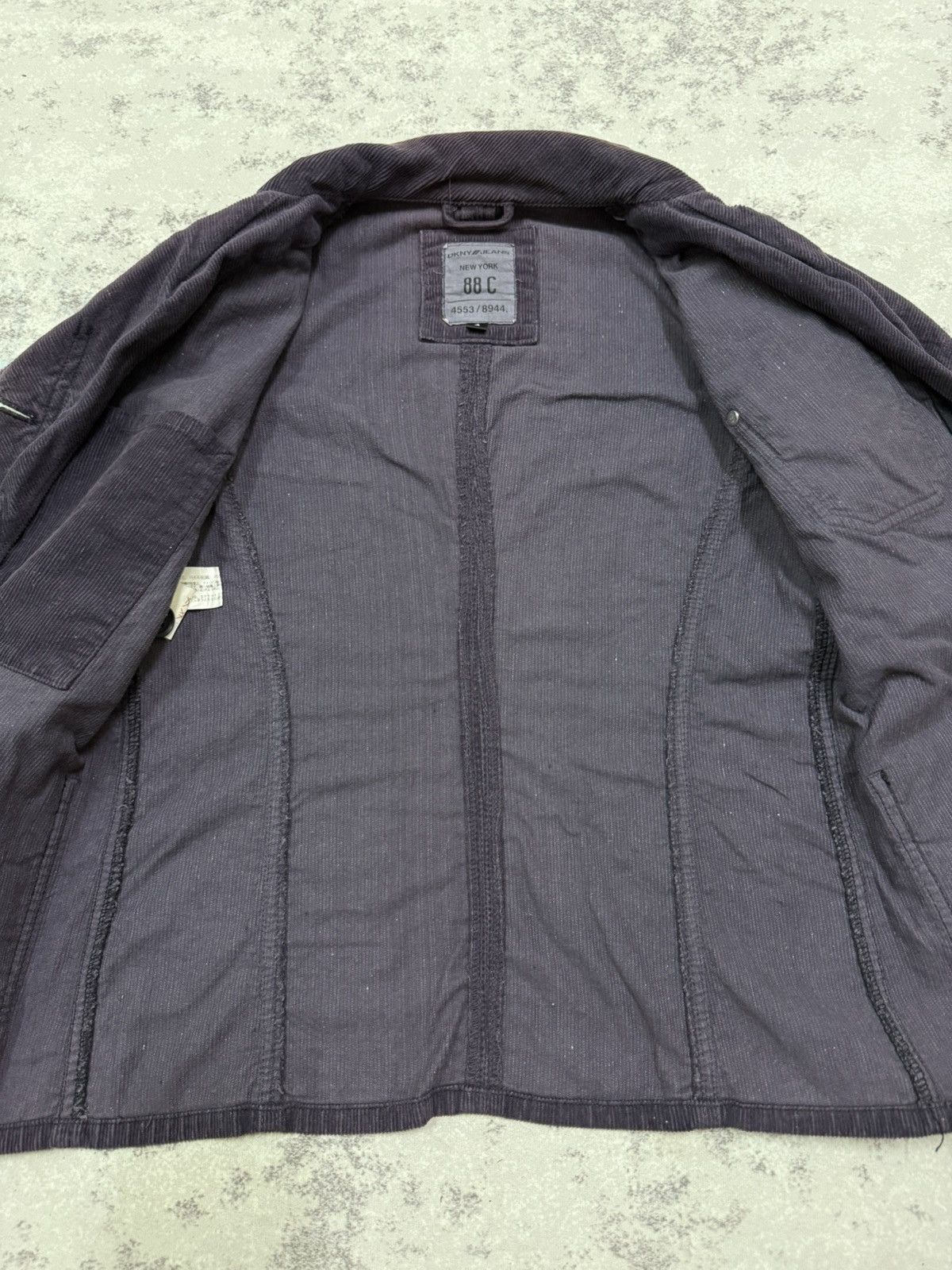 DKNY SUN FADED DKNY OPEN COLAR CUDROY COATS JACKET Size XS / US 0-2 / IT 36-38 - 8 Thumbnail